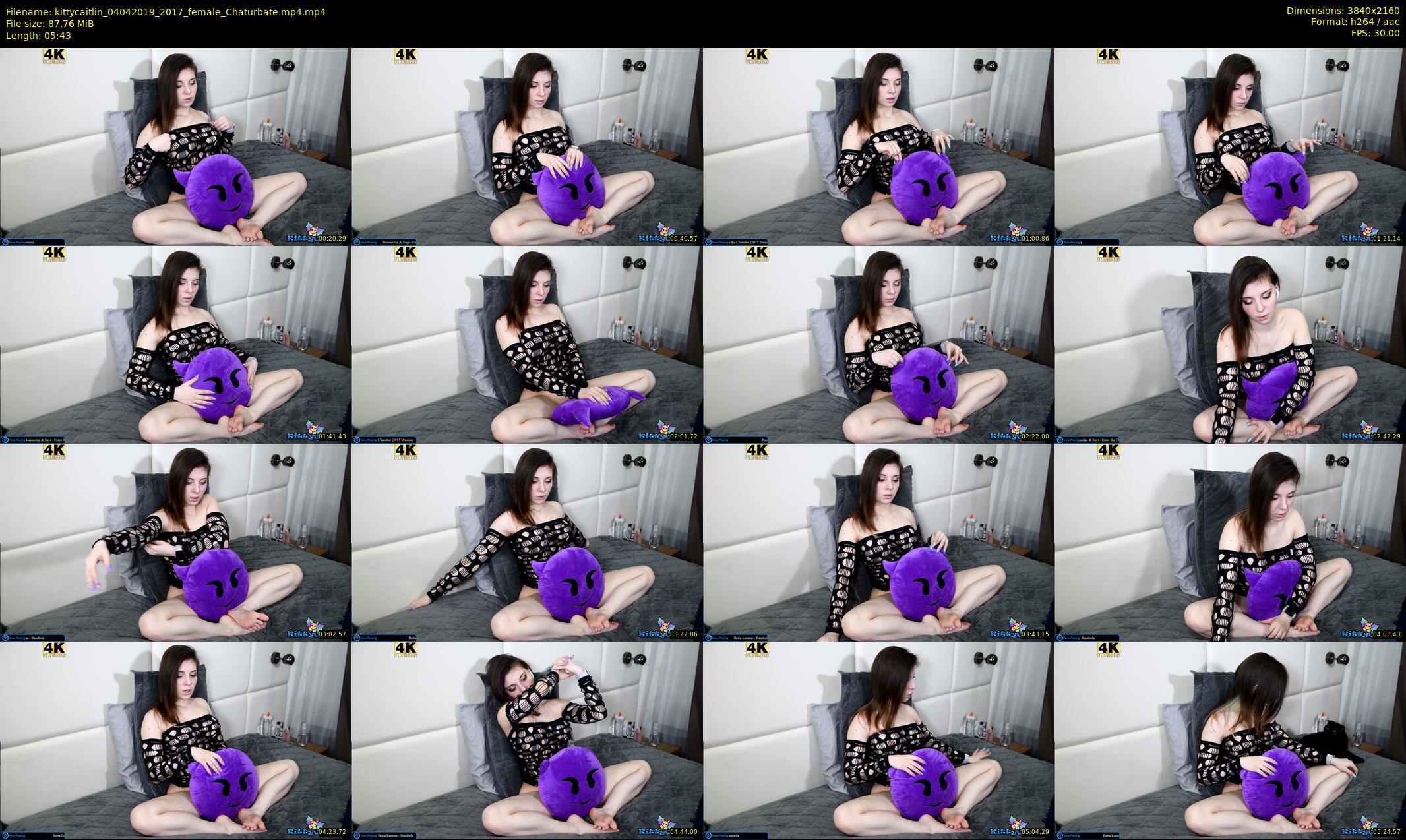 kittycaitlin — 6 minute Chaturbate female cam show recording, 4K, Apr 4, 2019