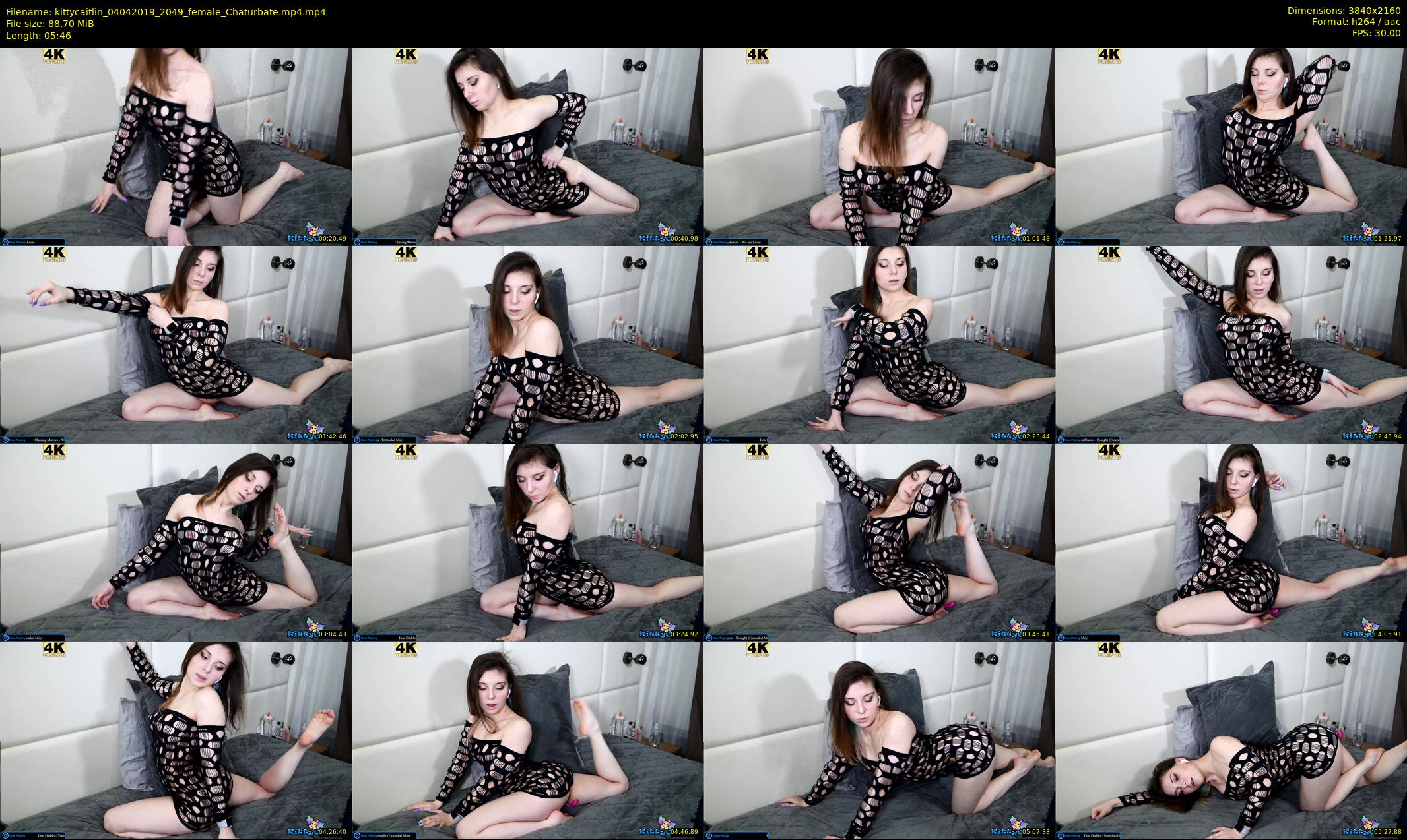 kittycaitlin — 6 minute Chaturbate female cam show recording, 4K, Apr 4, 2019