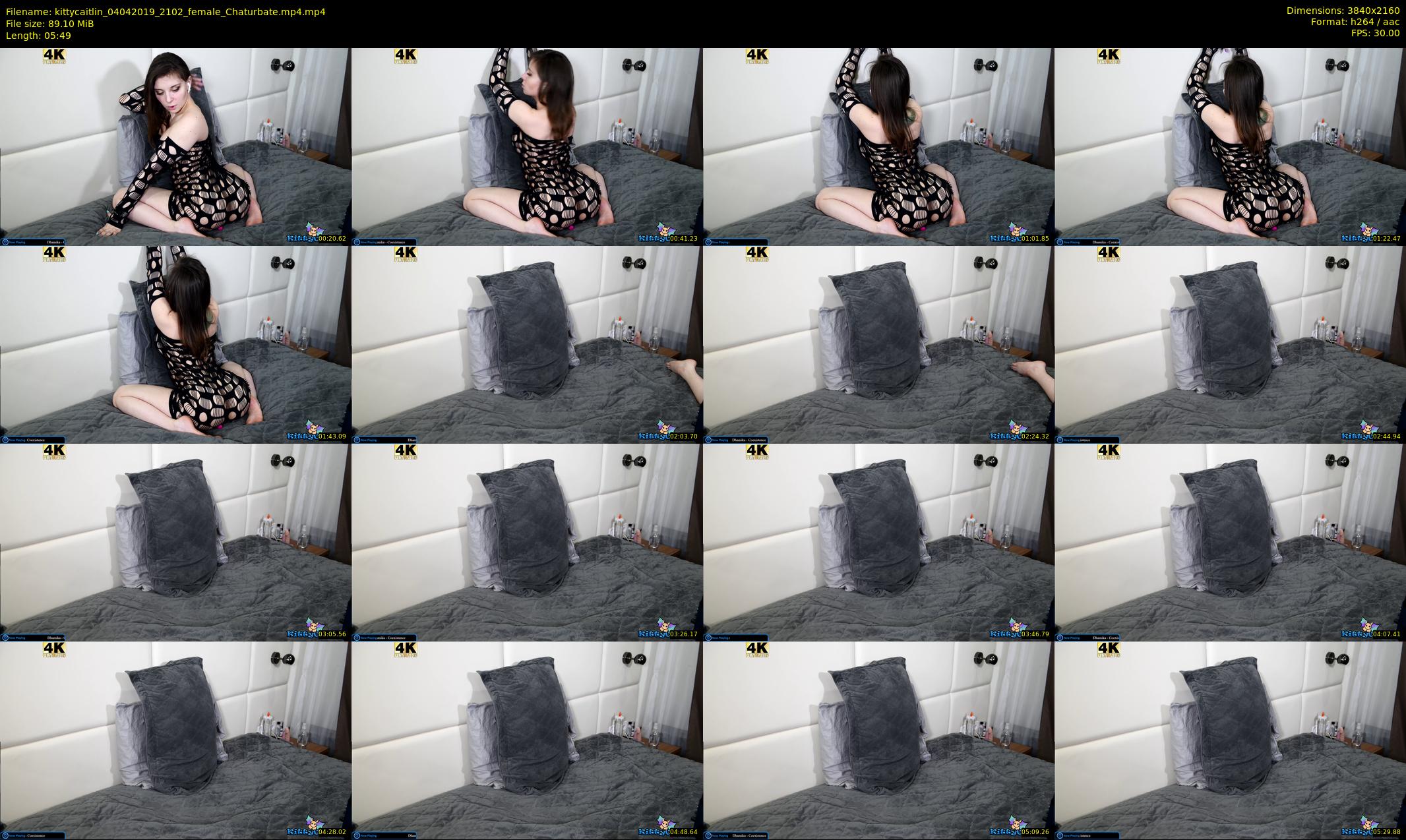 kittycaitlin — 6 minute Chaturbate female cam show recording, 4K, Apr 4, 2019