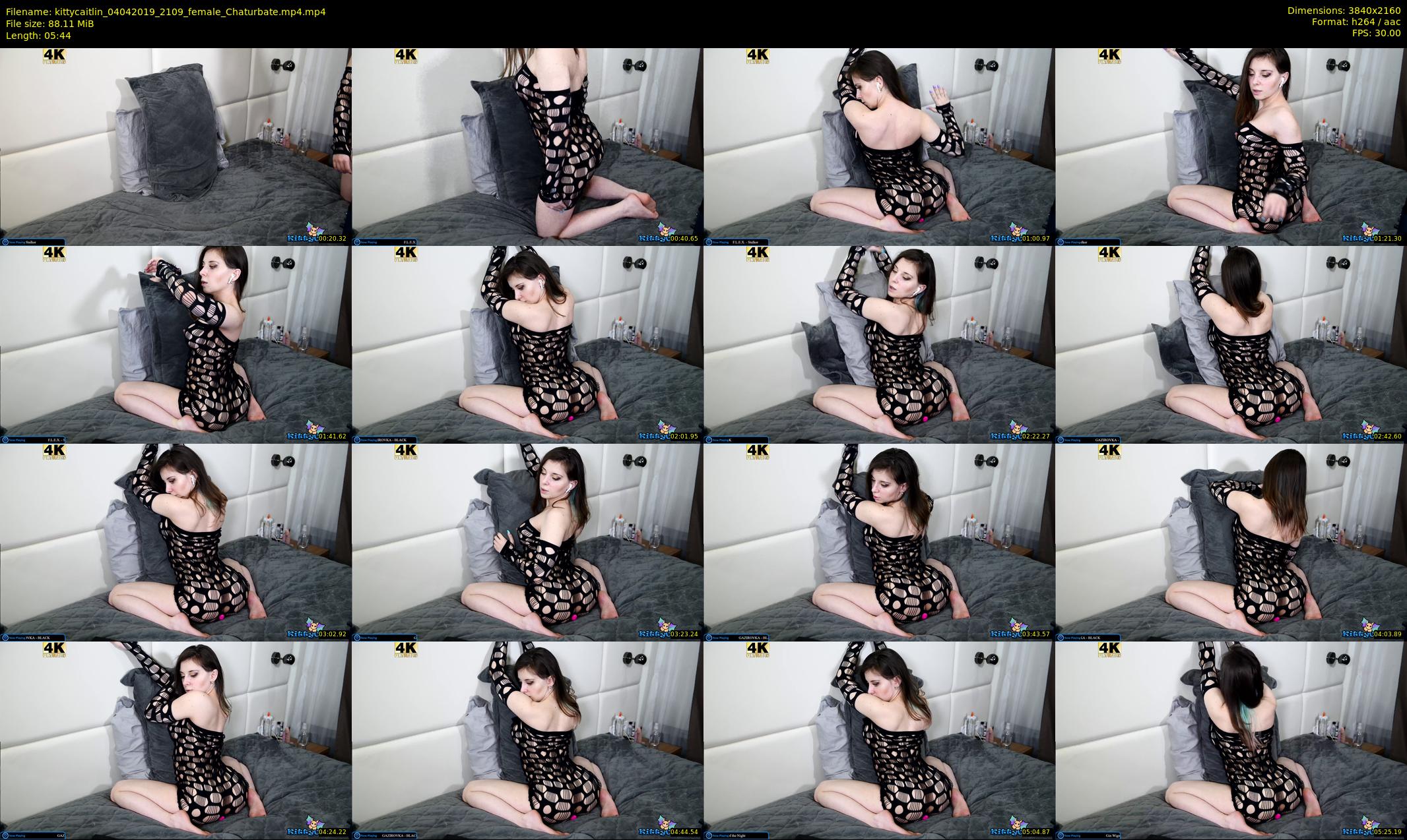 kittycaitlin — 6 minute Chaturbate female cam show recording, 4K, Apr 4, 2019