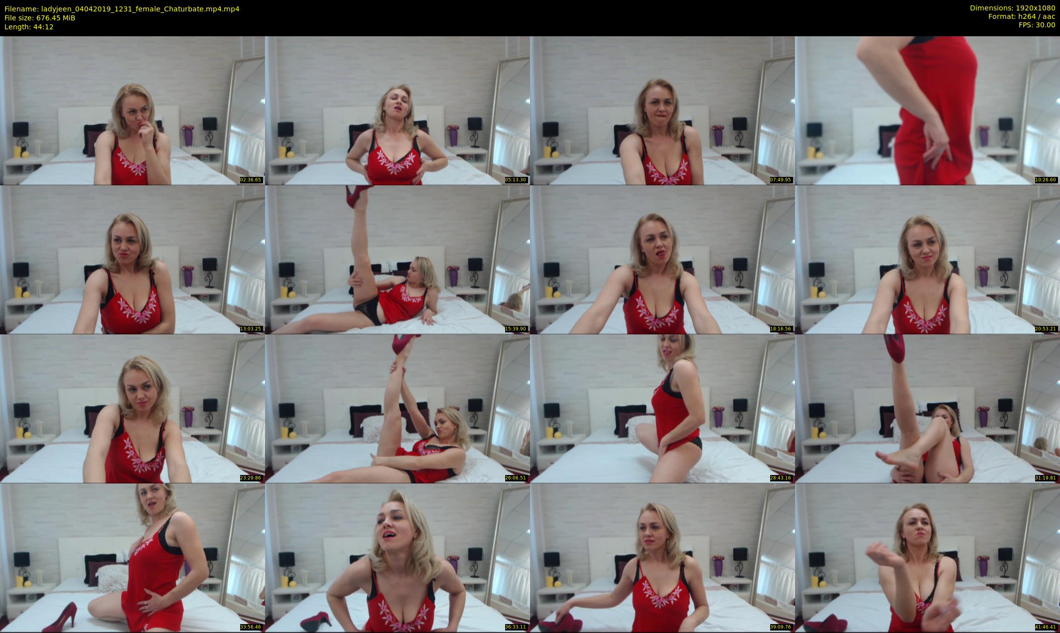 ladyjeen — 45 minute Chaturbate female cam show recording, 1080p, Apr 4, 2019