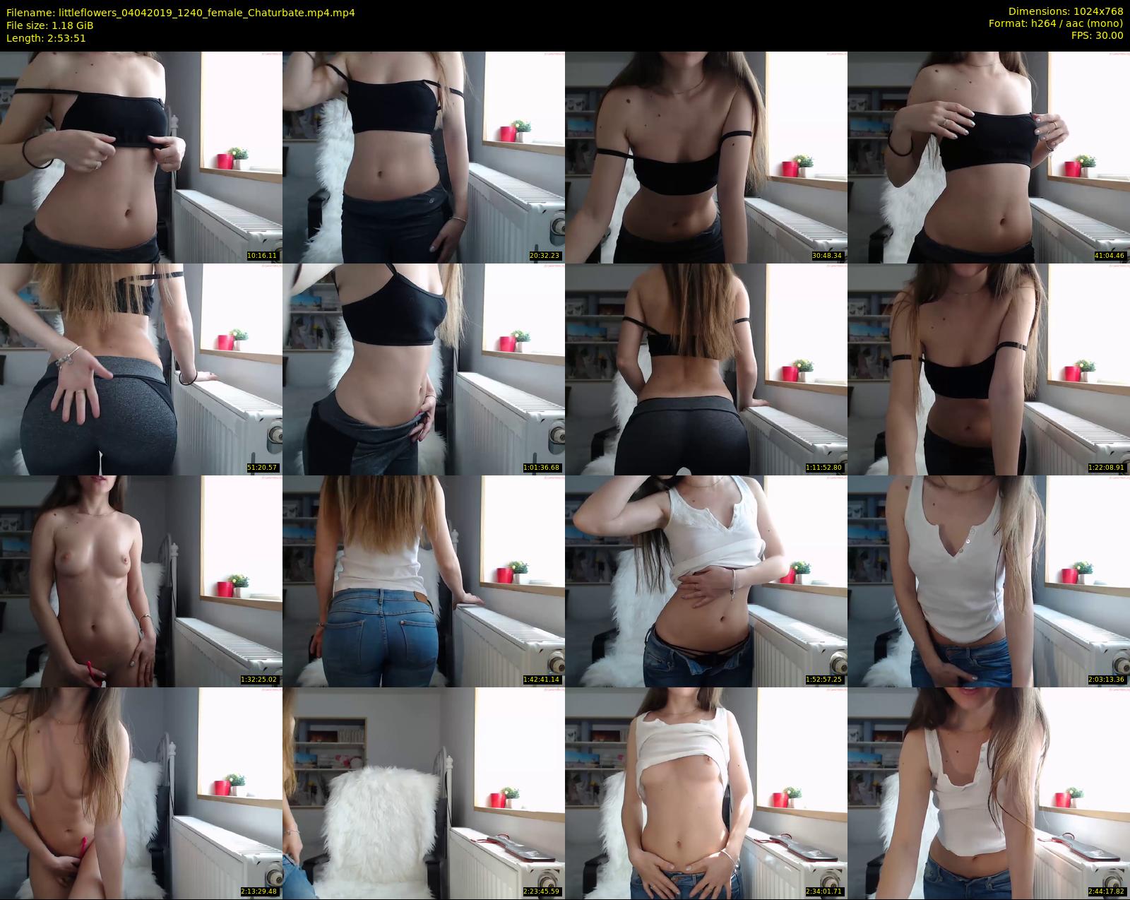 littleflowers — 174 minute Chaturbate female cam show recording, 720p, Apr 4, 2019