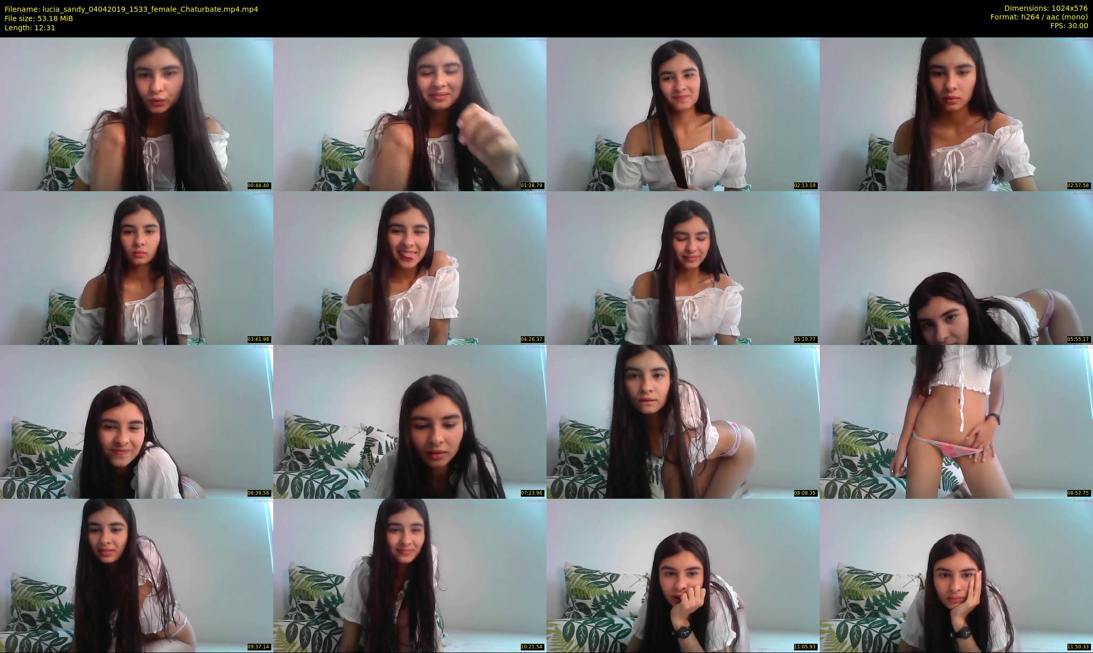 lucia_sandy — 13 minute Chaturbate female cam show recording, 480p, Apr 4, 2019