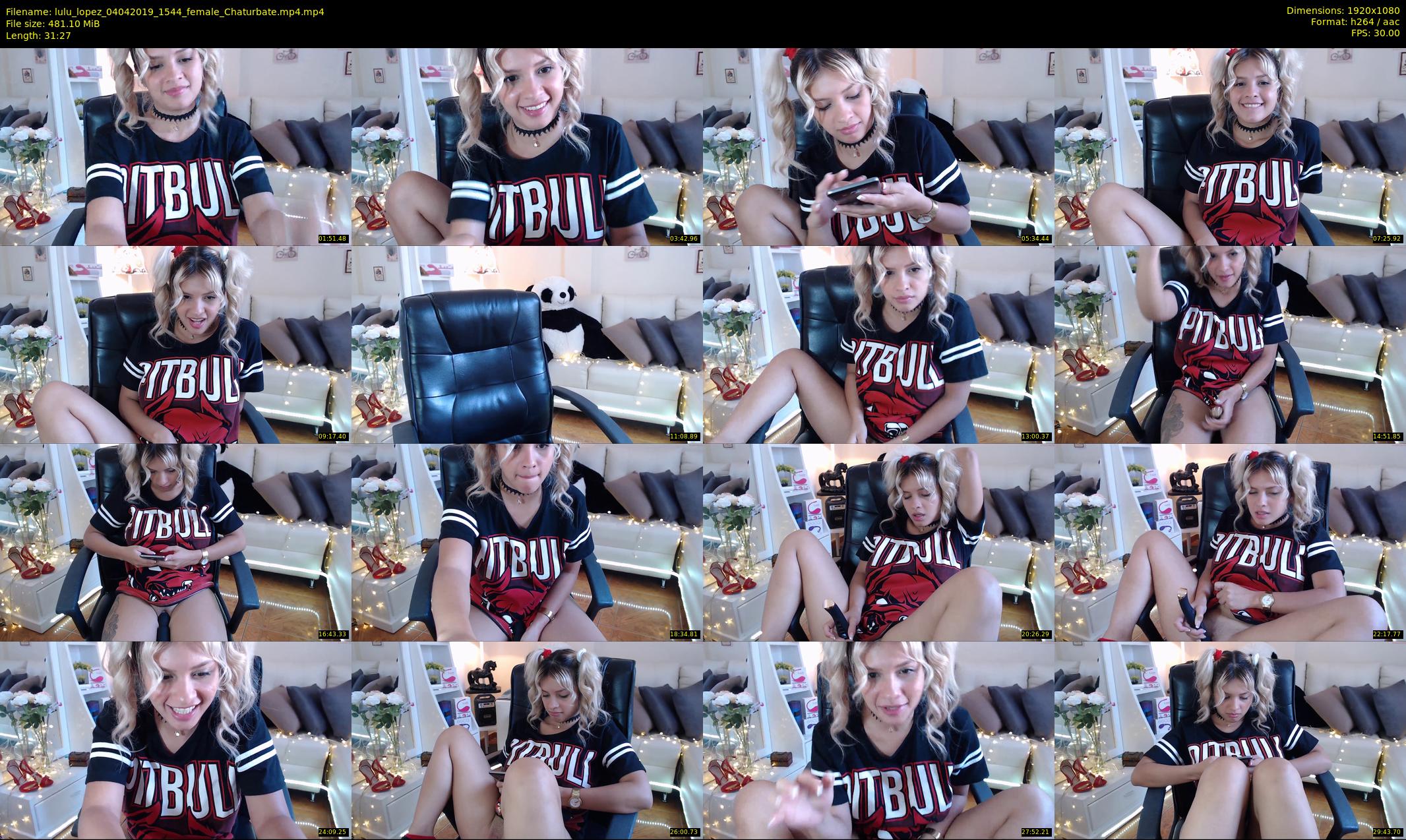 lulu_lopez — 32 minute Chaturbate female cam show recording, 1080p, Apr 4, 2019
