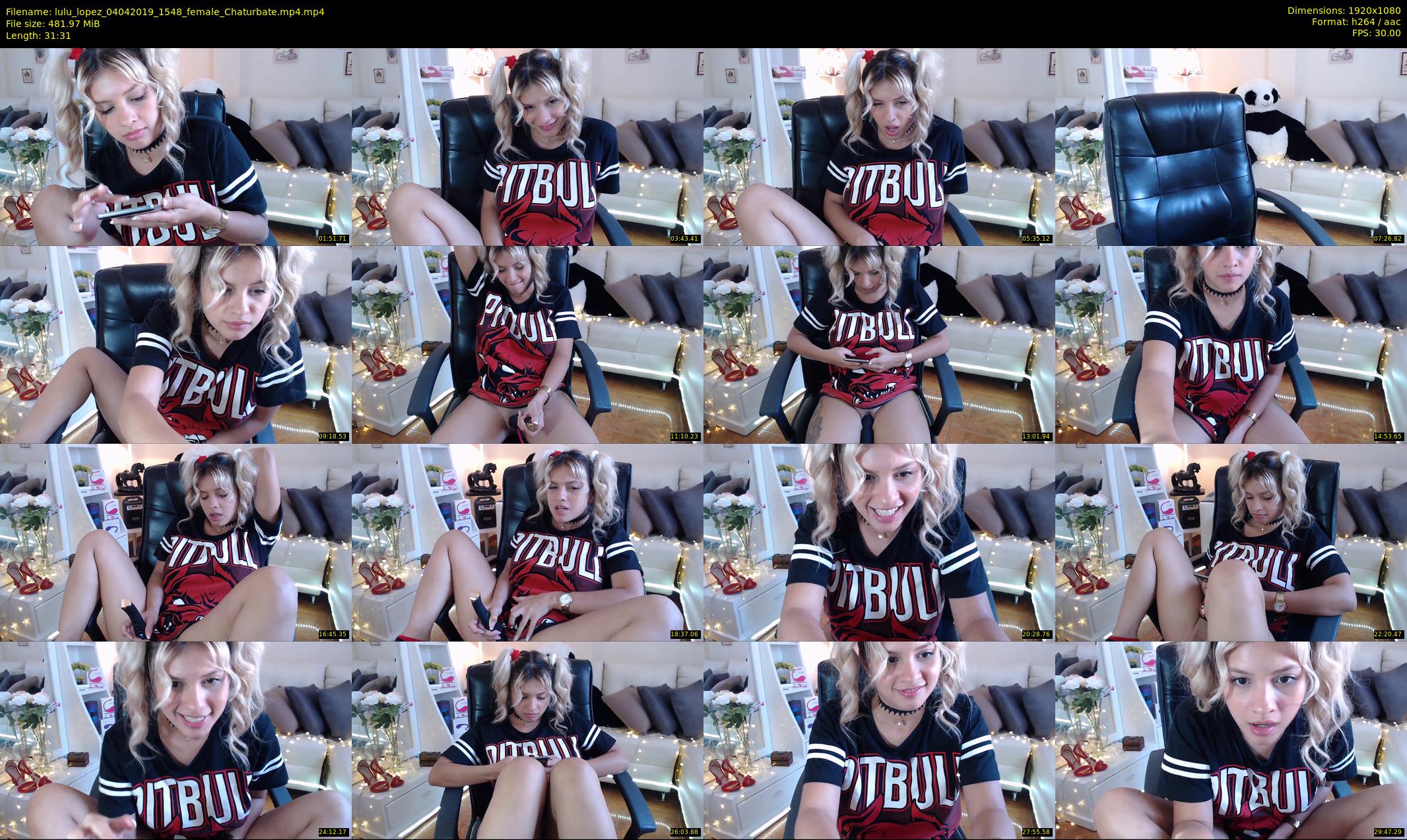 lulu_lopez — 32 minute Chaturbate female cam show recording, 1080p, Apr 4, 2019