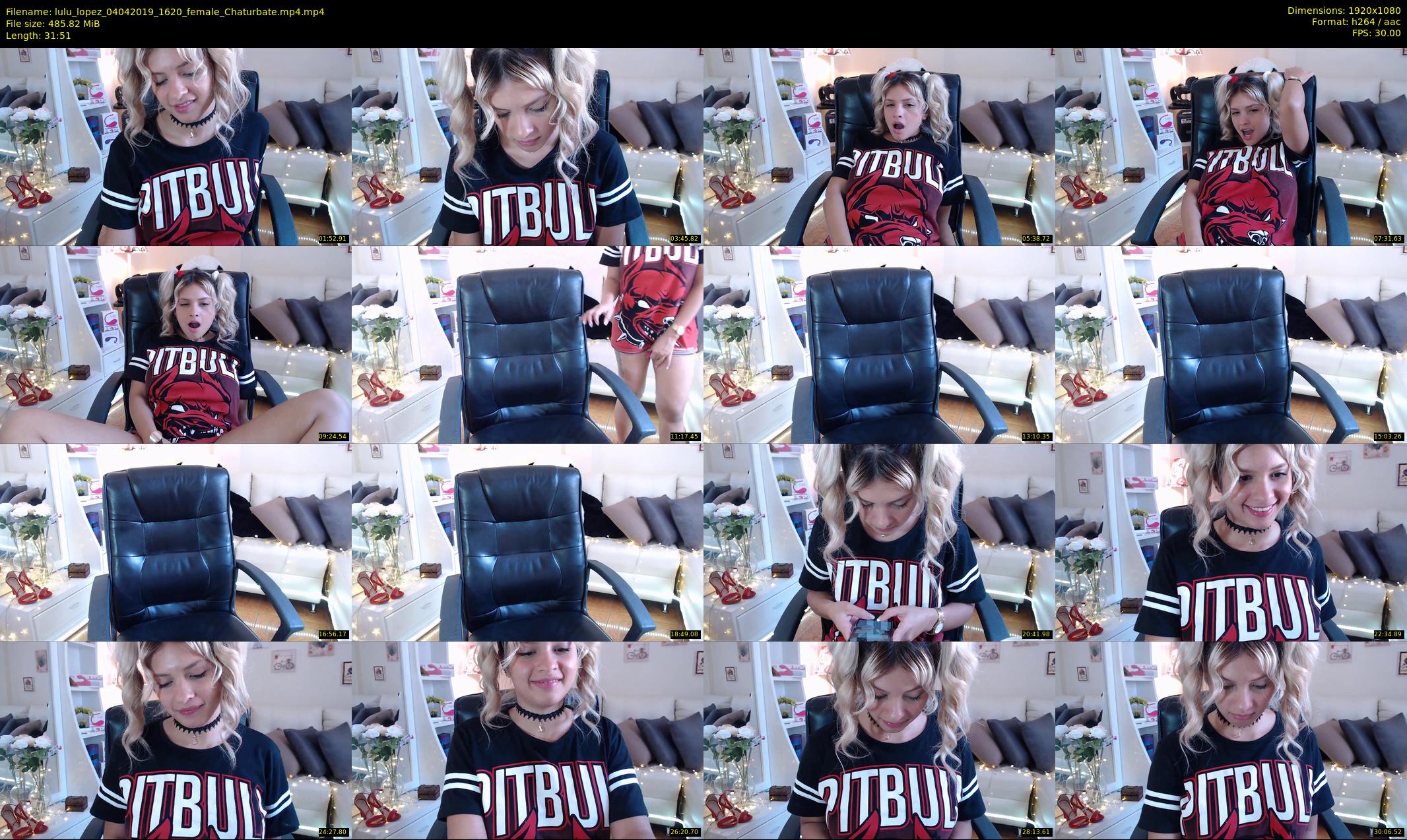 lulu_lopez — 32 minute Chaturbate female cam show recording, 1080p, Apr 4, 2019