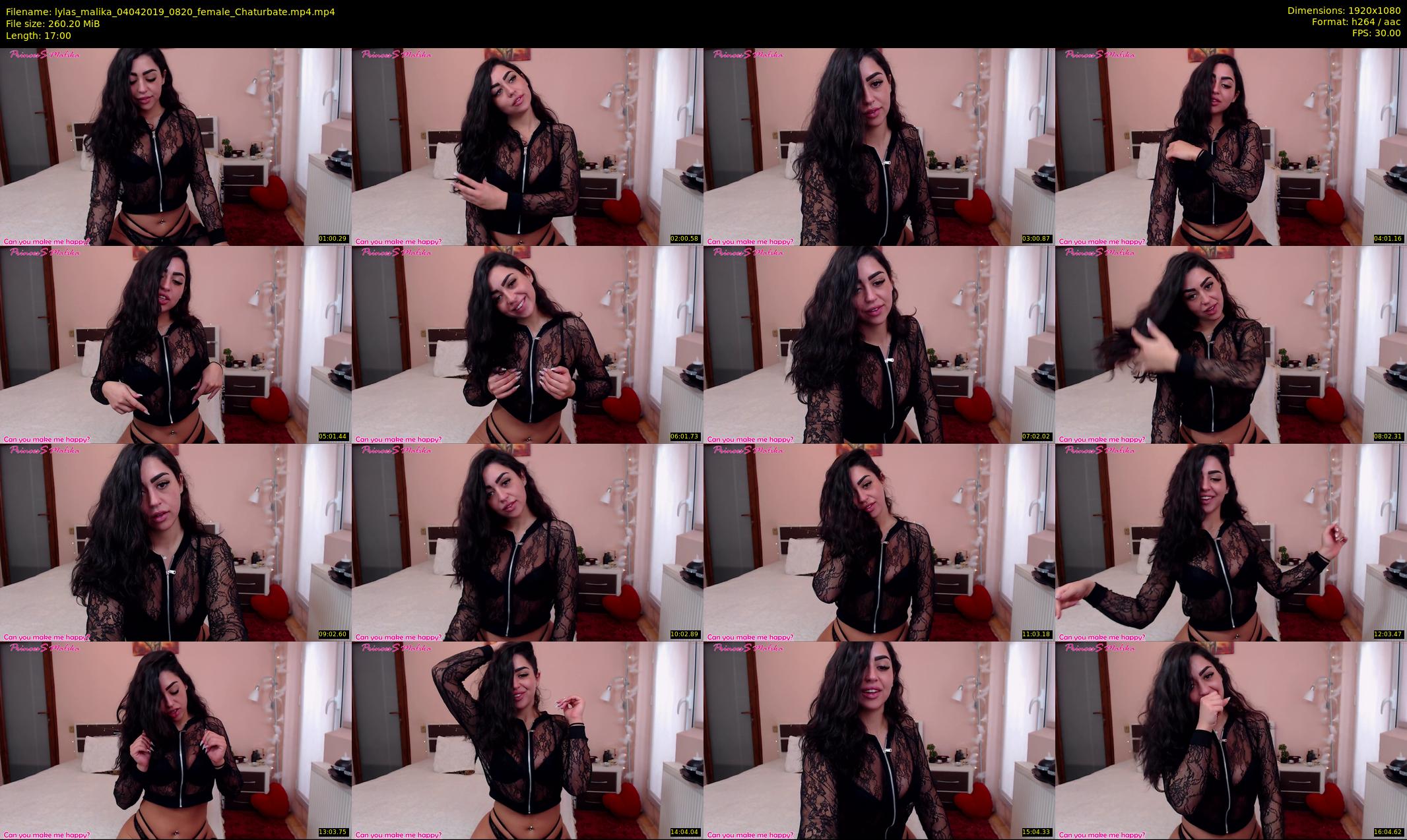 lylas_malika — 17 minute Chaturbate female cam show recording, 1080p, Apr 4, 2019
