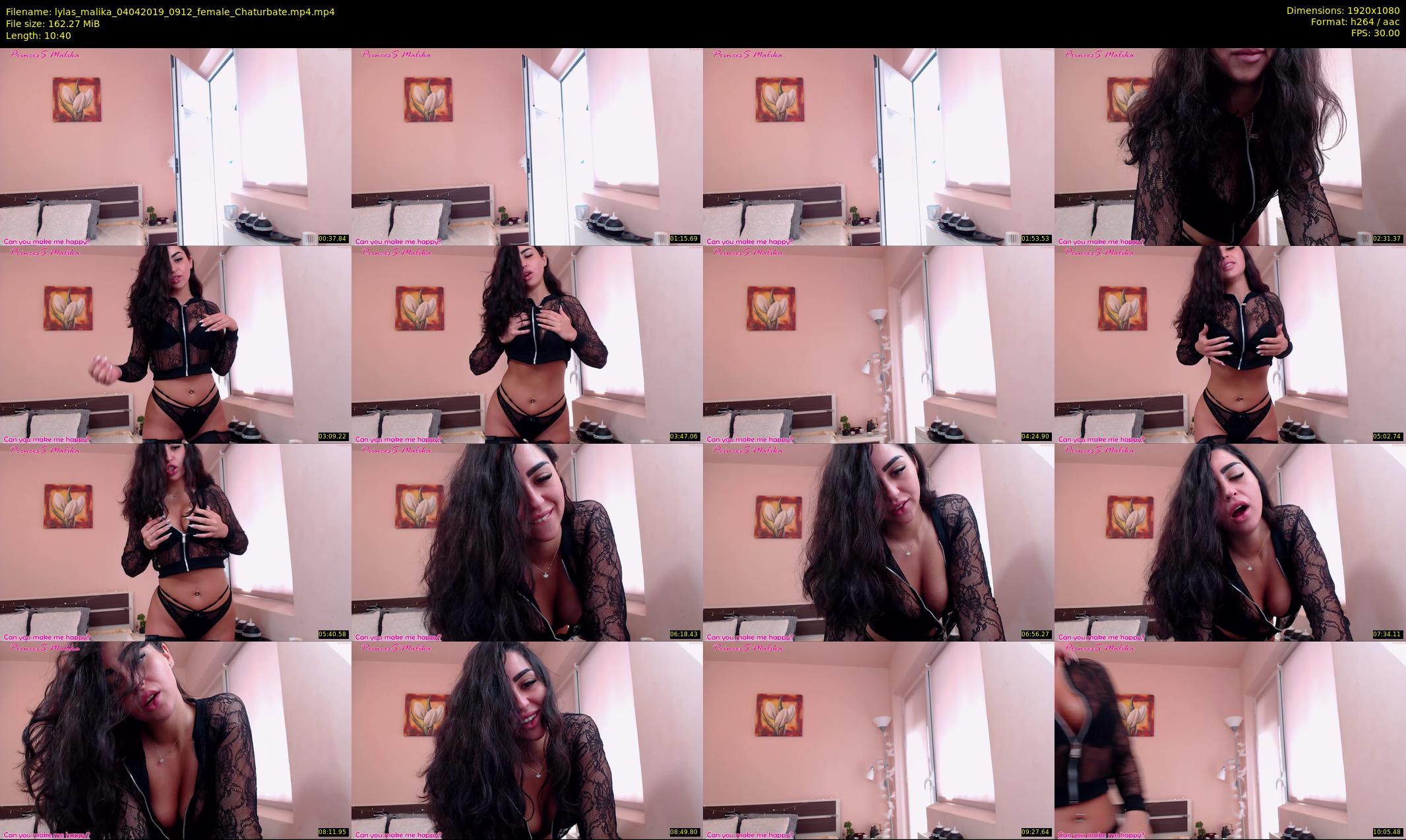 lylas_malika — 11 minute Chaturbate female cam show recording, 1080p, Apr 4, 2019