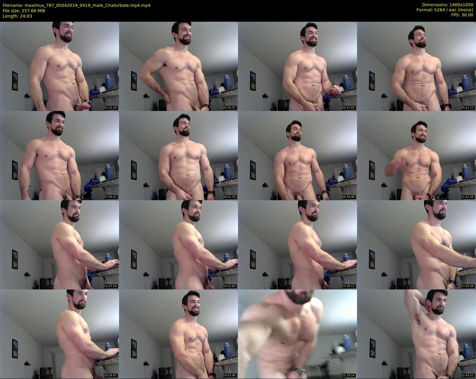 maximus_787 — 25 minute Chaturbate male cam show recording, 720p, Apr 5, 2019