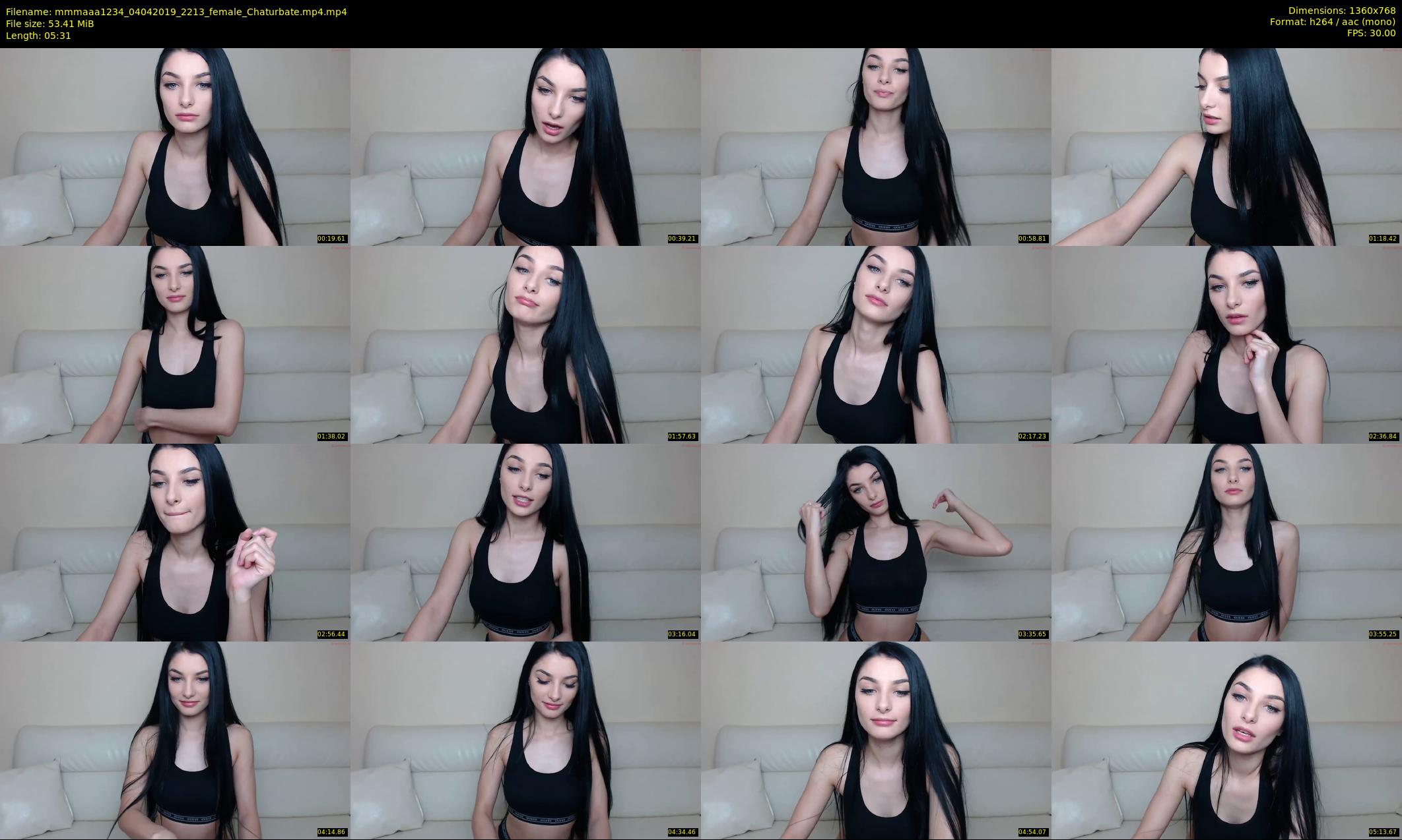 mmmaaa1234 — 6 minute Chaturbate female cam show recording, 720p, Apr 4, 2019