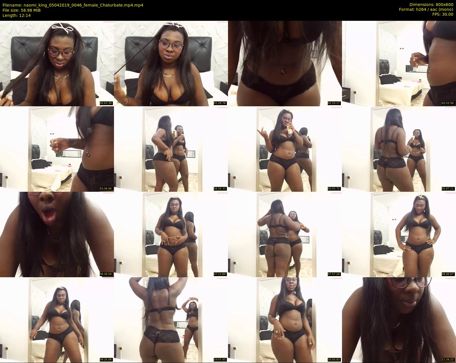naomi_king — 13 minute Chaturbate female cam show recording, 480p, Apr 5, 2019