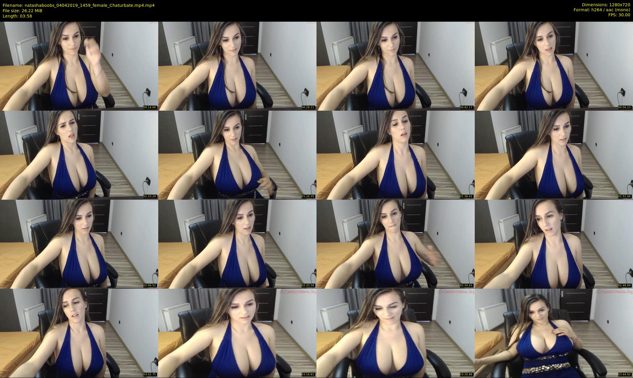 natashaboobs — 4 minute Chaturbate female cam show recording, 720p, Apr 4, 2019