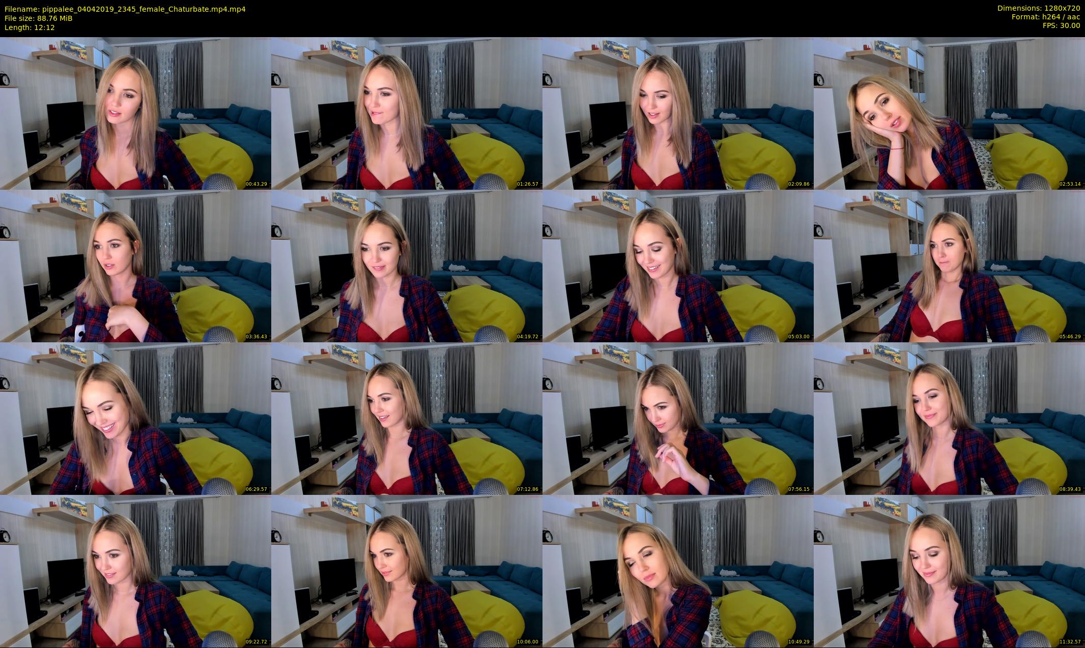 pippalee — 13 minute Chaturbate female cam show recording, 720p, Apr 4, 2019