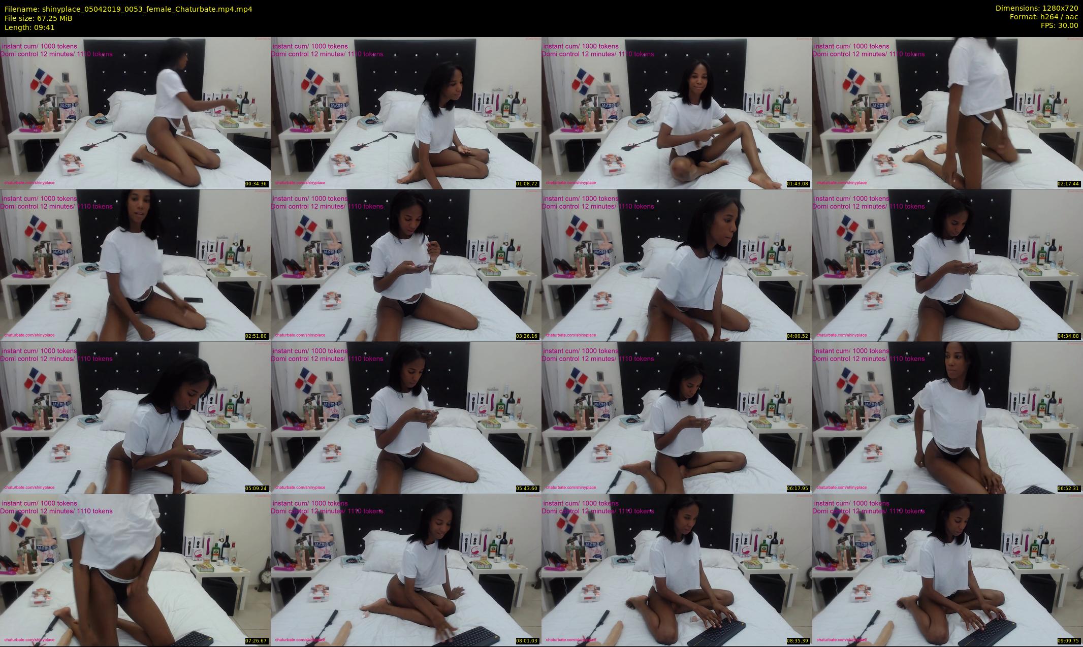 shinyplace — 10 minute Chaturbate couple cam show recording, 720p, Apr 5, 2019