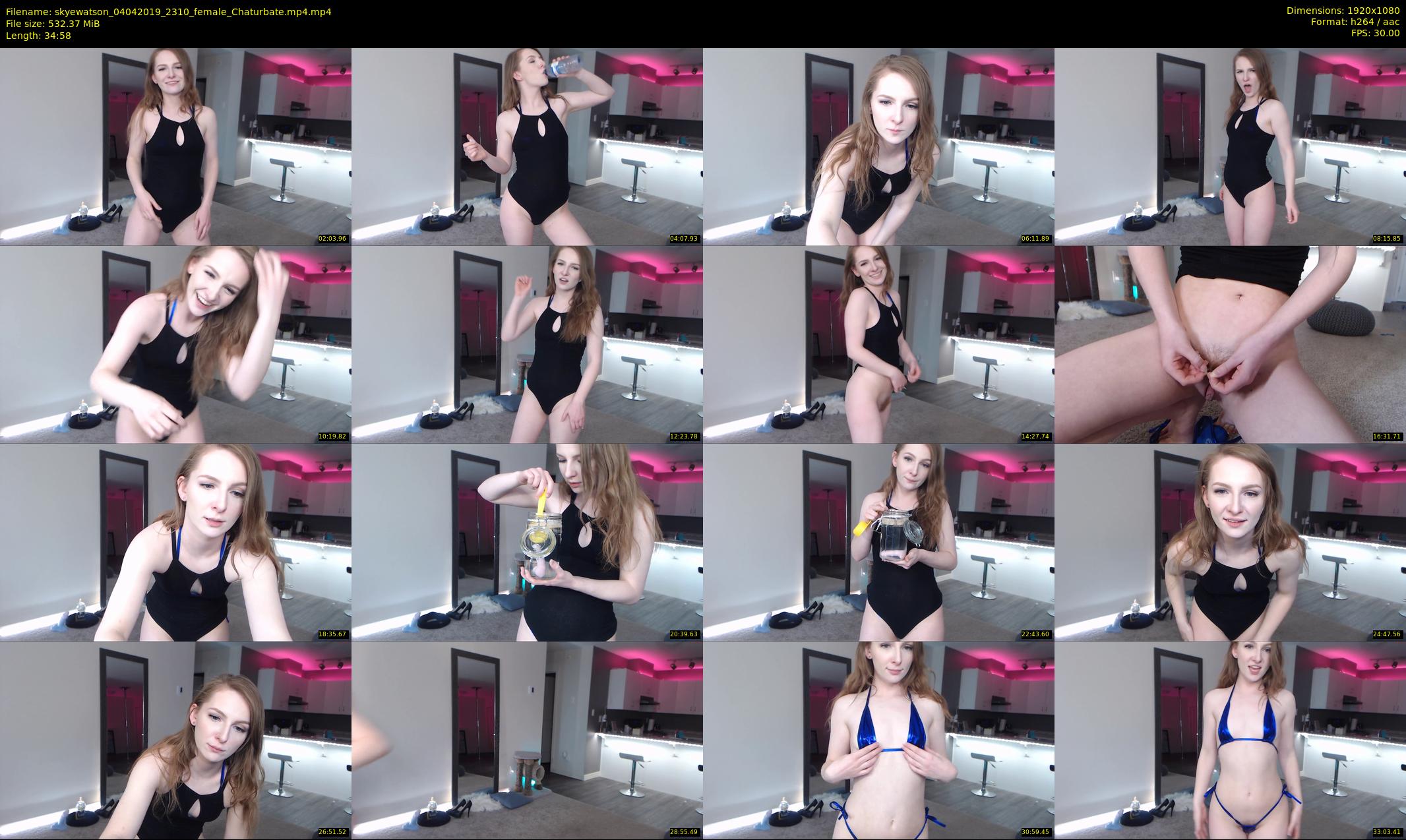 skyewatson — 35 minute Chaturbate female cam show recording, 1080p, Apr 4, 2019
