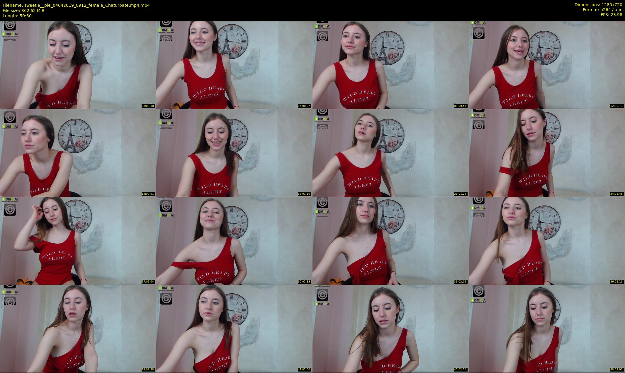 sweetie__pie — 51 minute Chaturbate female cam show recording, 720p, Apr 4, 2019