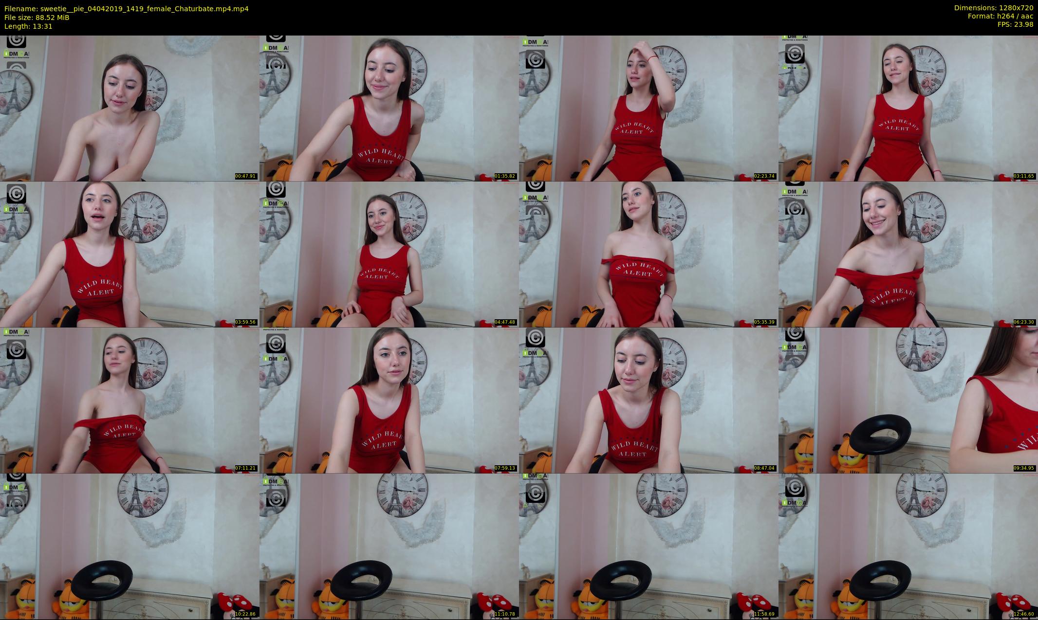 sweetie__pie — 14 minute Chaturbate female cam show recording, 720p, Apr 4, 2019