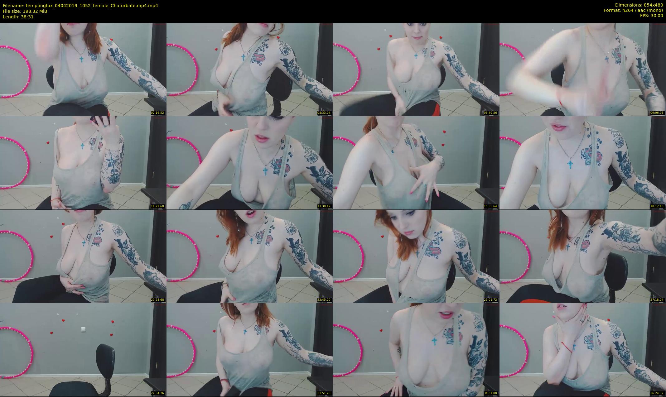 temptingfox — 39 minute Chaturbate female cam show recording, 480p, Apr 4, 2019