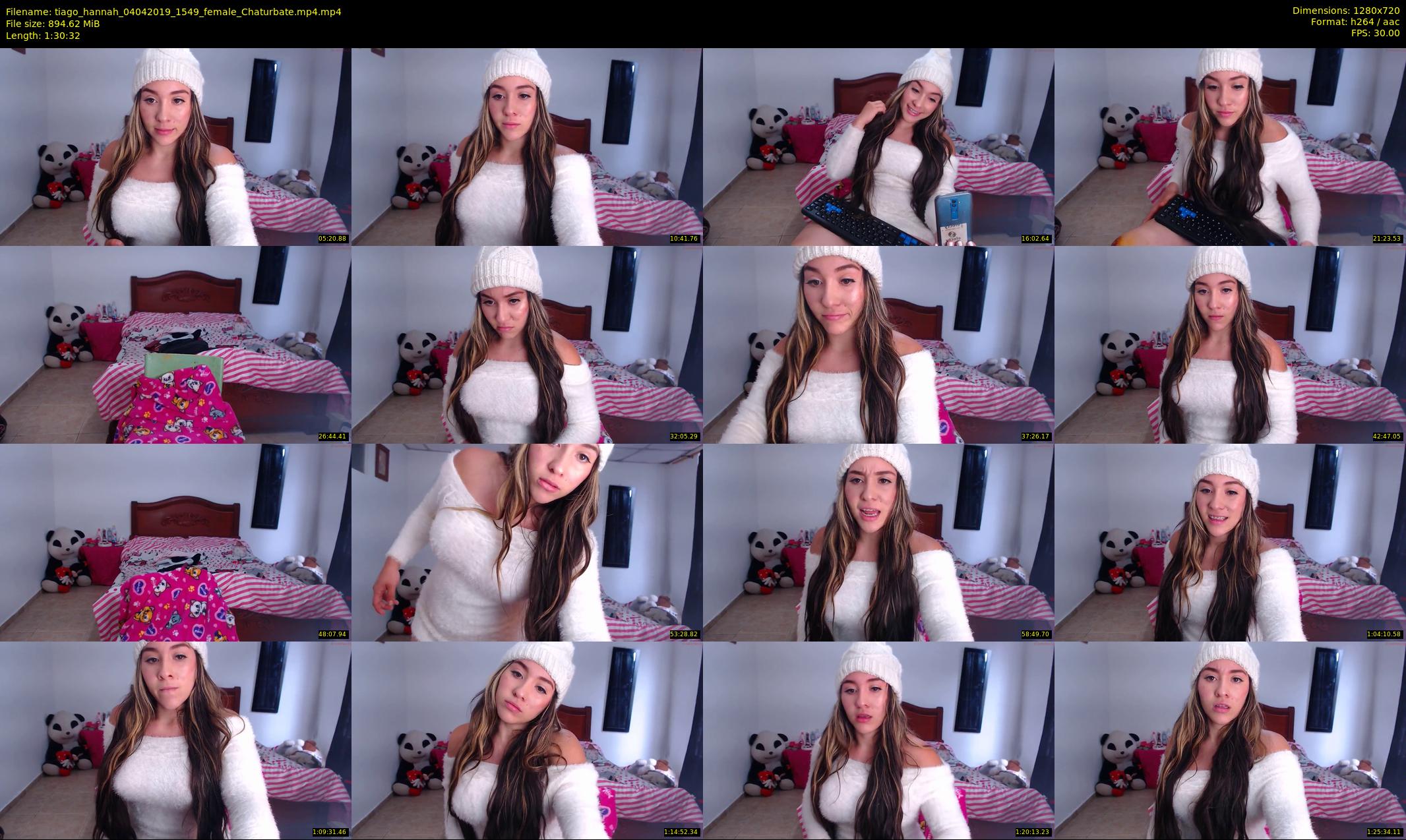 tiago_hannah — 91 minute Chaturbate couple cam show recording, 720p, Apr 4, 2019