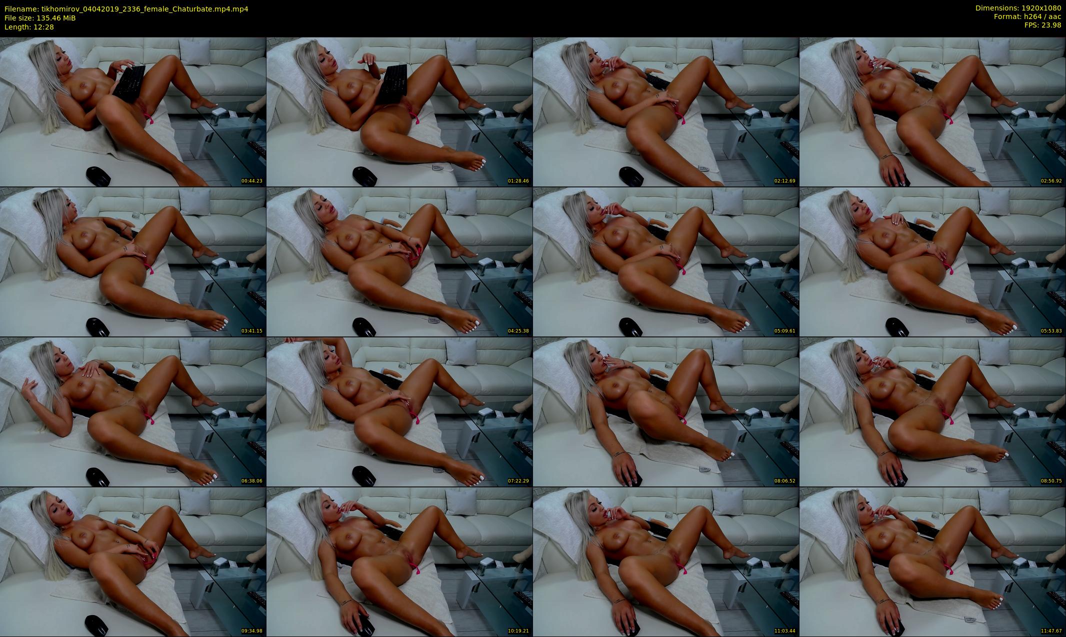 tikhomirov — 13 minute Chaturbate female cam show recording, 1080p, Apr 4, 2019