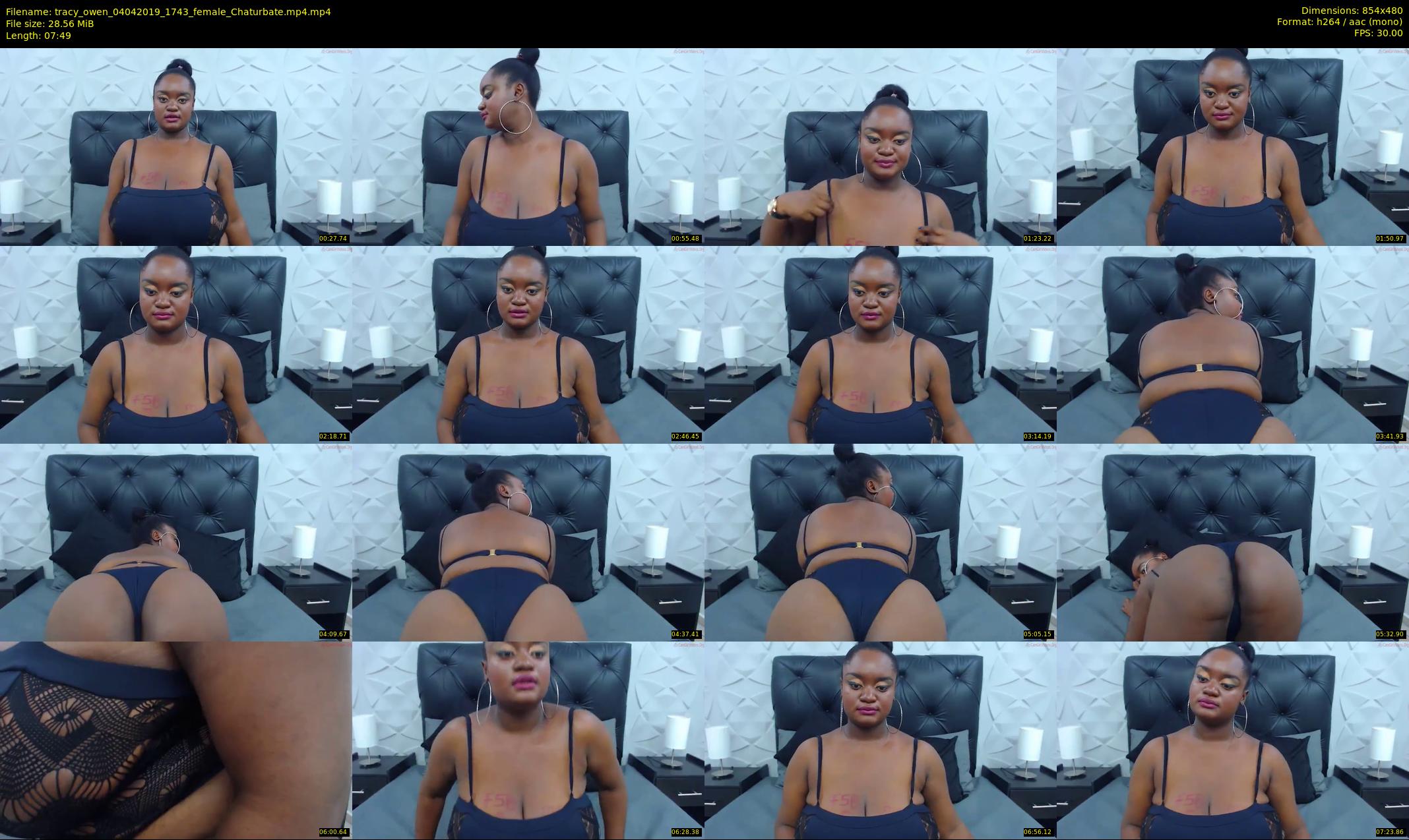 tracy_owen — 8 minute Chaturbate female cam show recording, 480p, Apr 4, 2019