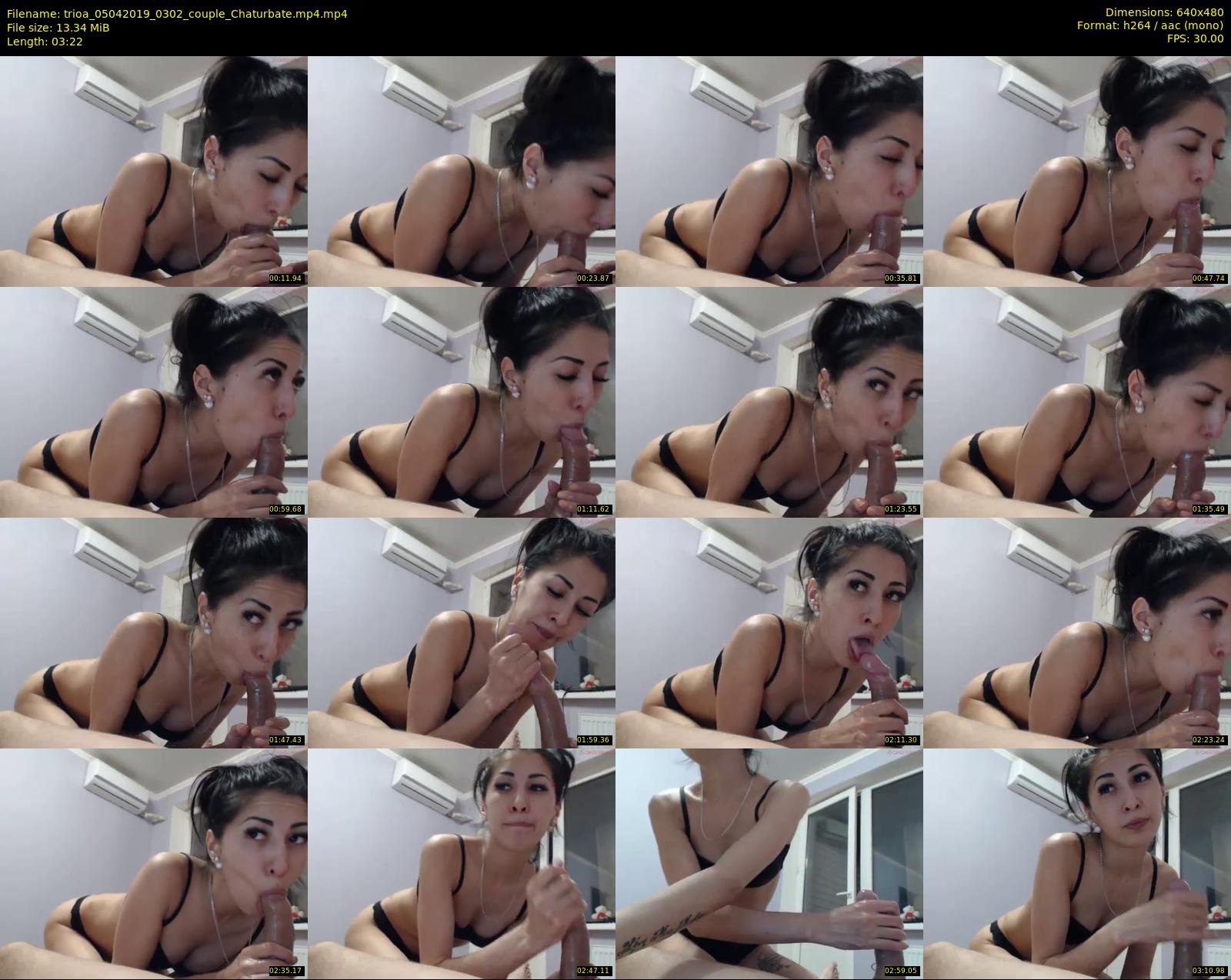 trioa — 4 minute Chaturbate couple cam show recording, 480p, Apr 5, 2019