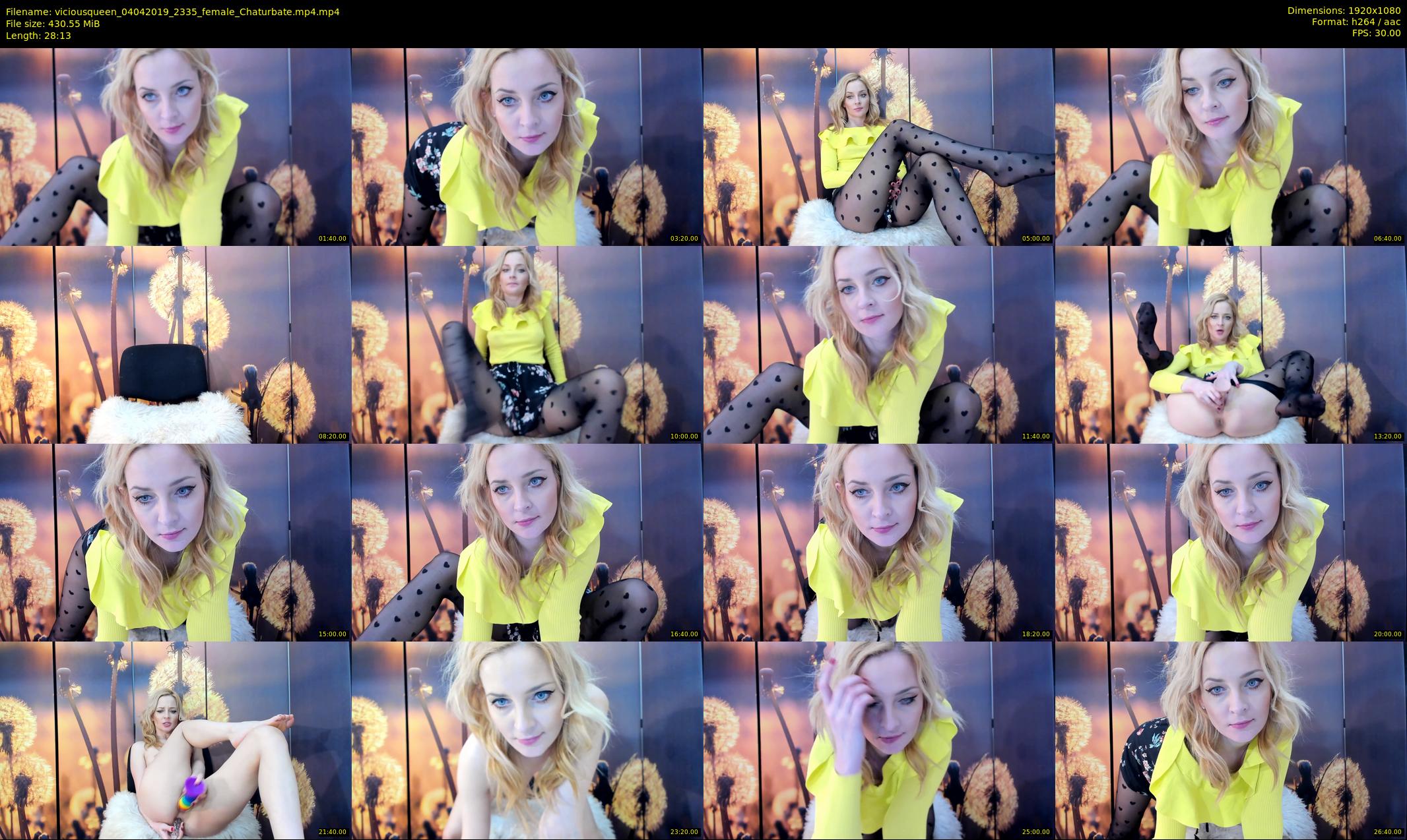 viciousqueen — 29 minute Chaturbate female cam show recording, 1080p, Apr 4, 2019