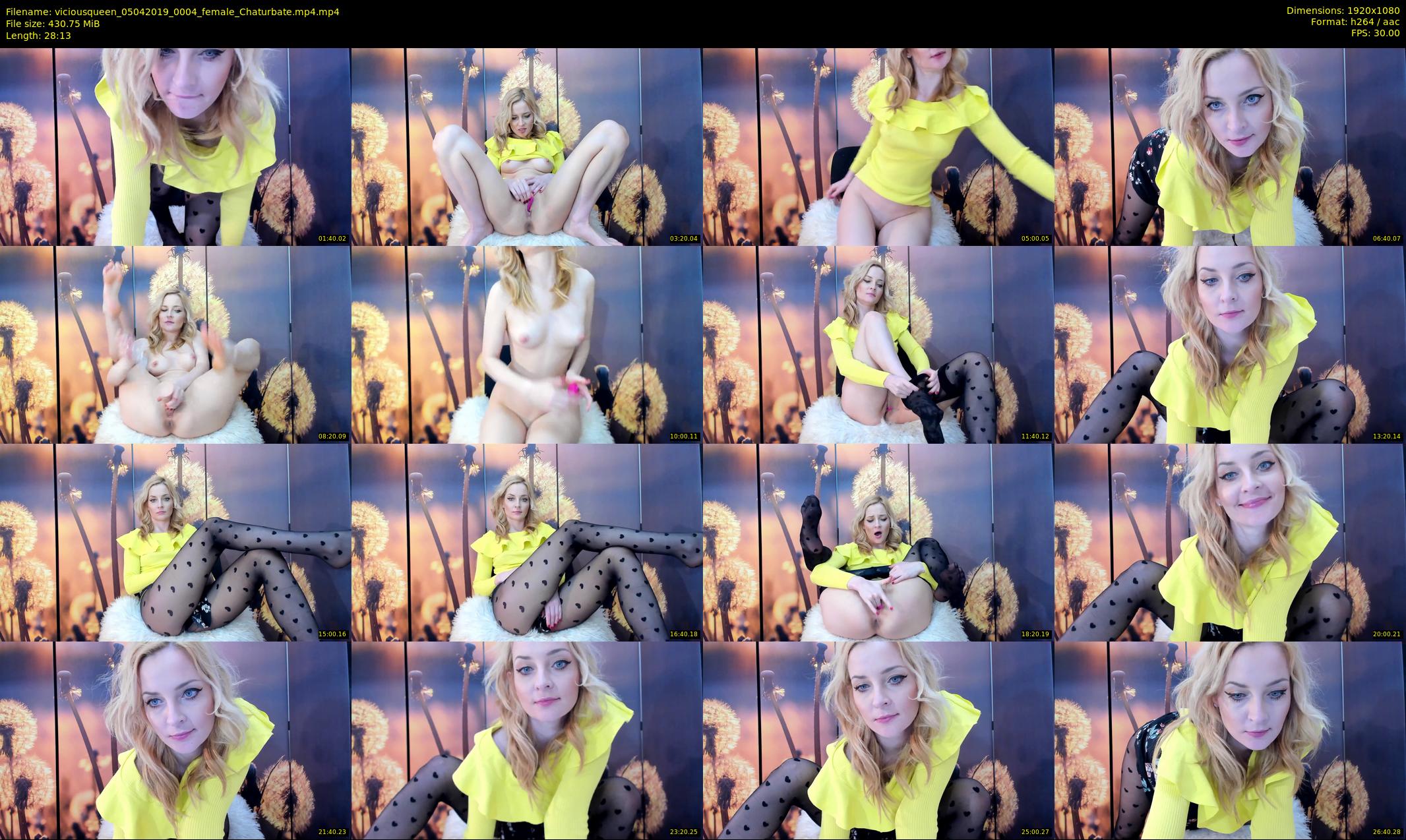 viciousqueen — 29 minute Chaturbate female cam show recording, 1080p, Apr 5, 2019