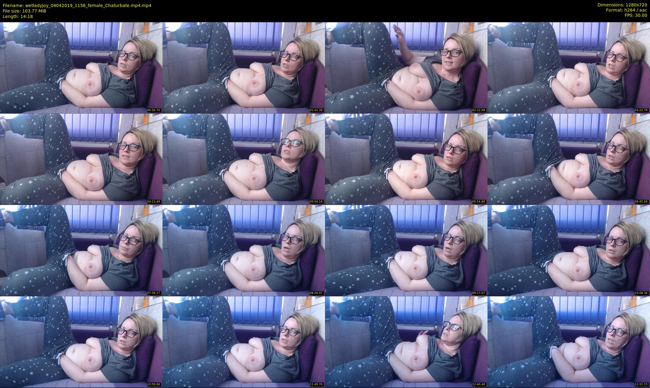 wetladyjoy — 15 minute Chaturbate female cam show recording, 720p, Apr 4, 2019