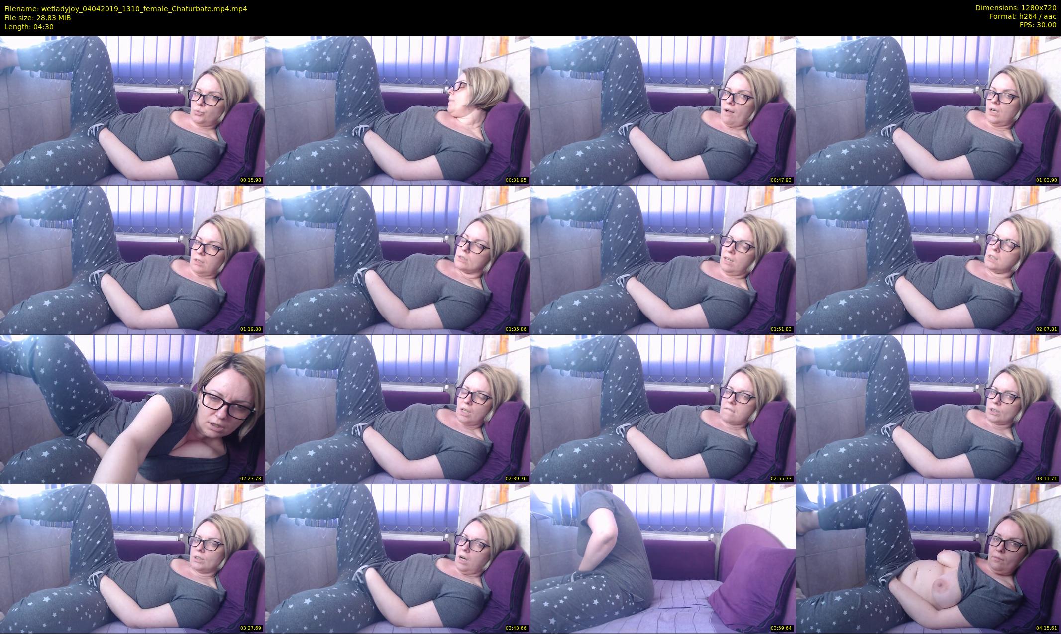 wetladyjoy — 5 minute Chaturbate female cam show recording, 720p, Apr 4, 2019