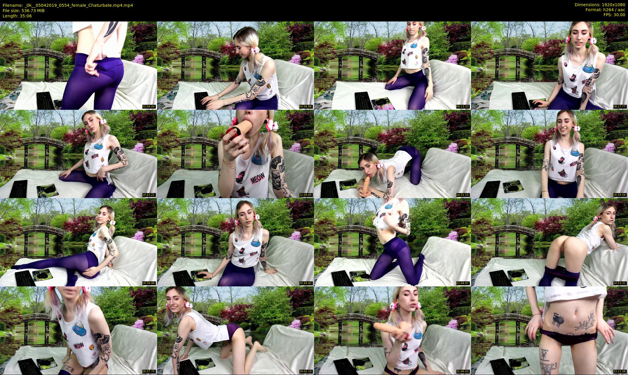 _0k_ — 36 minute Chaturbate female cam show recording, 1080p, Apr 5, 2019