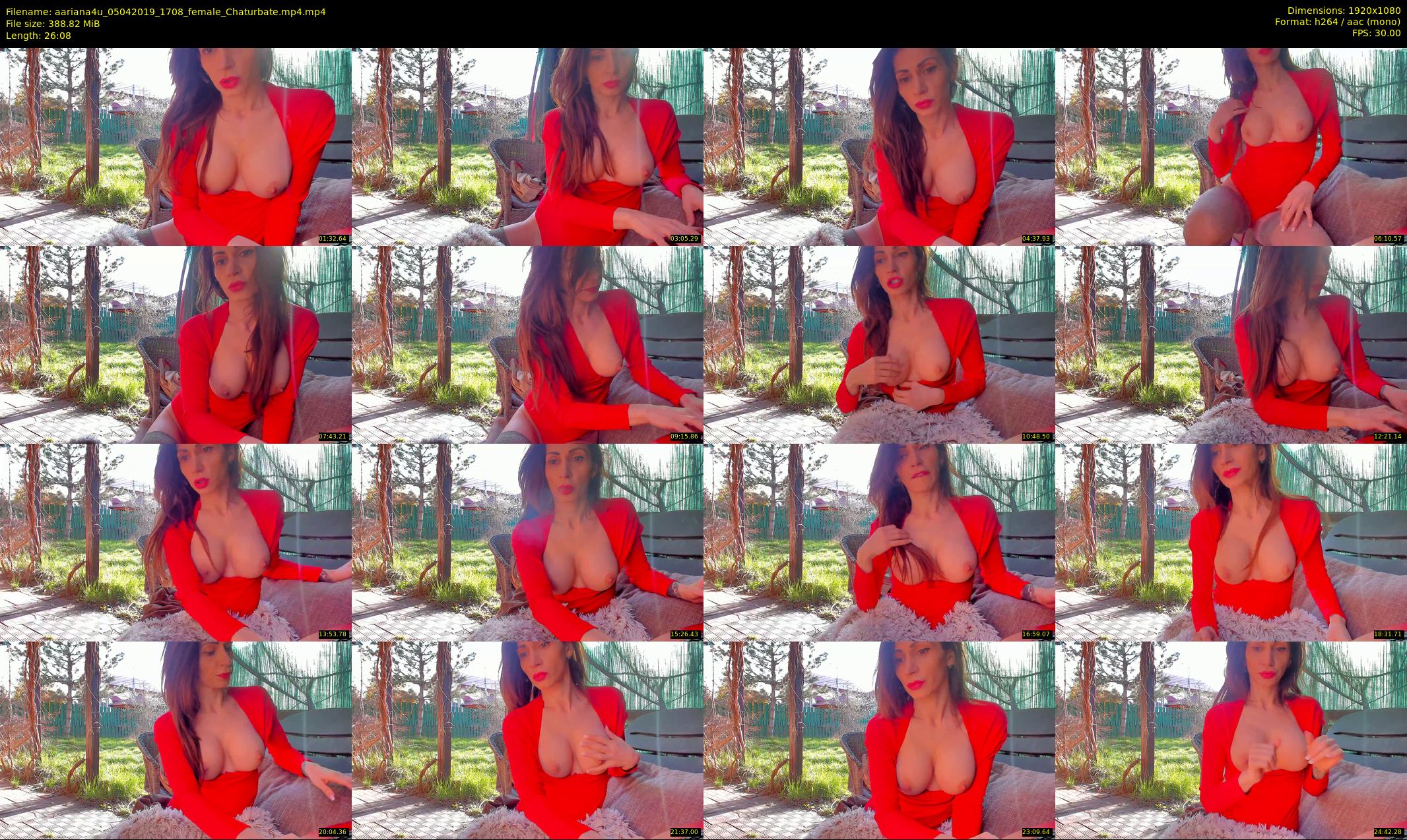 aariana4u — 27 minute Chaturbate female cam show recording, 1080p, Apr 5, 2019