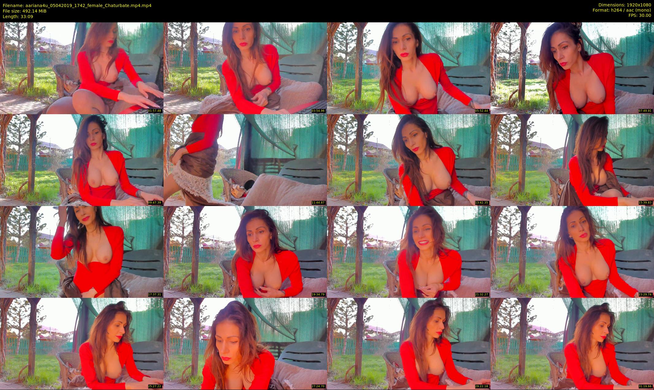 aariana4u — 34 minute Chaturbate female cam show recording, 1080p, Apr 5, 2019