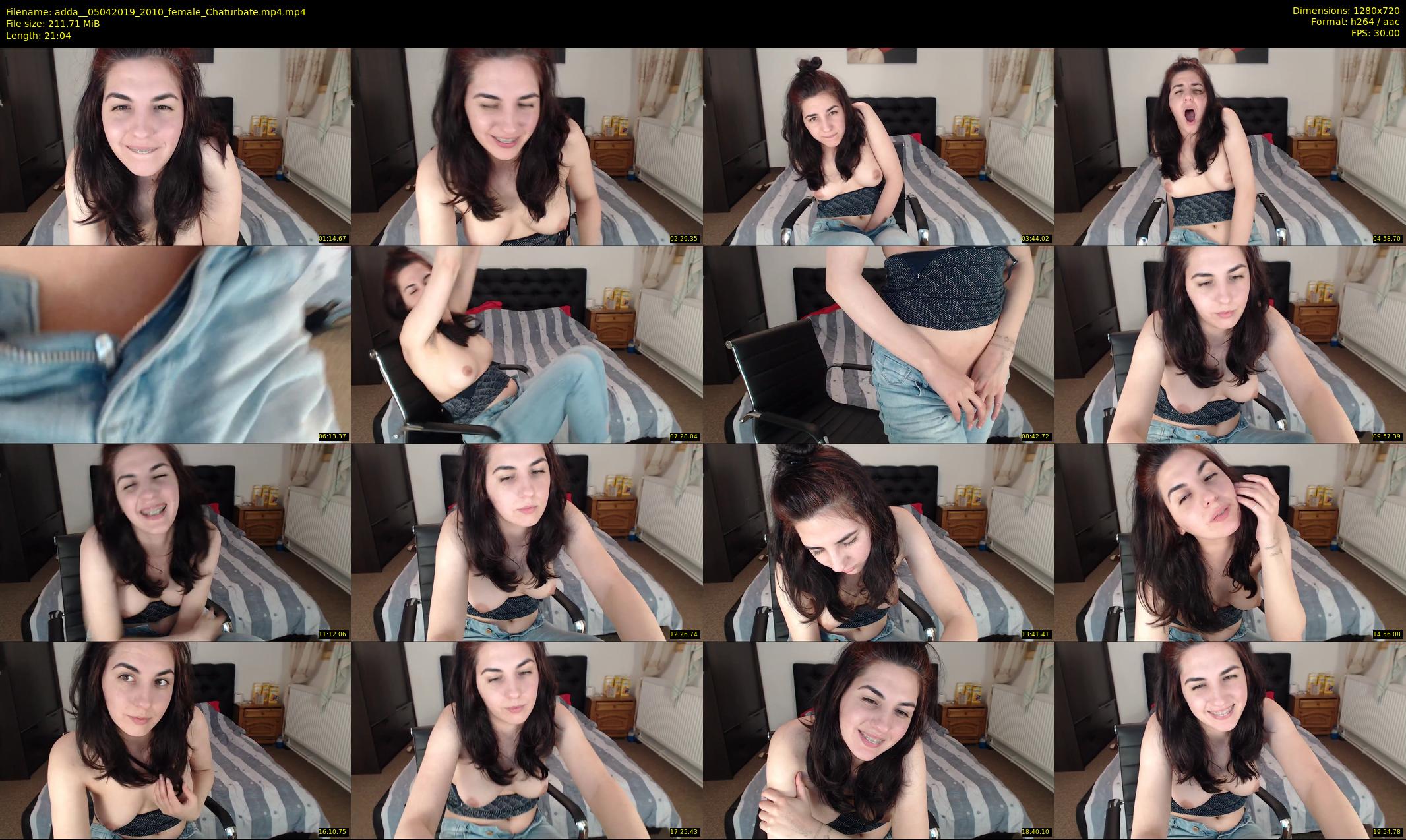 adda_ — 22 minute Chaturbate female cam show recording, 720p, Apr 5, 2019