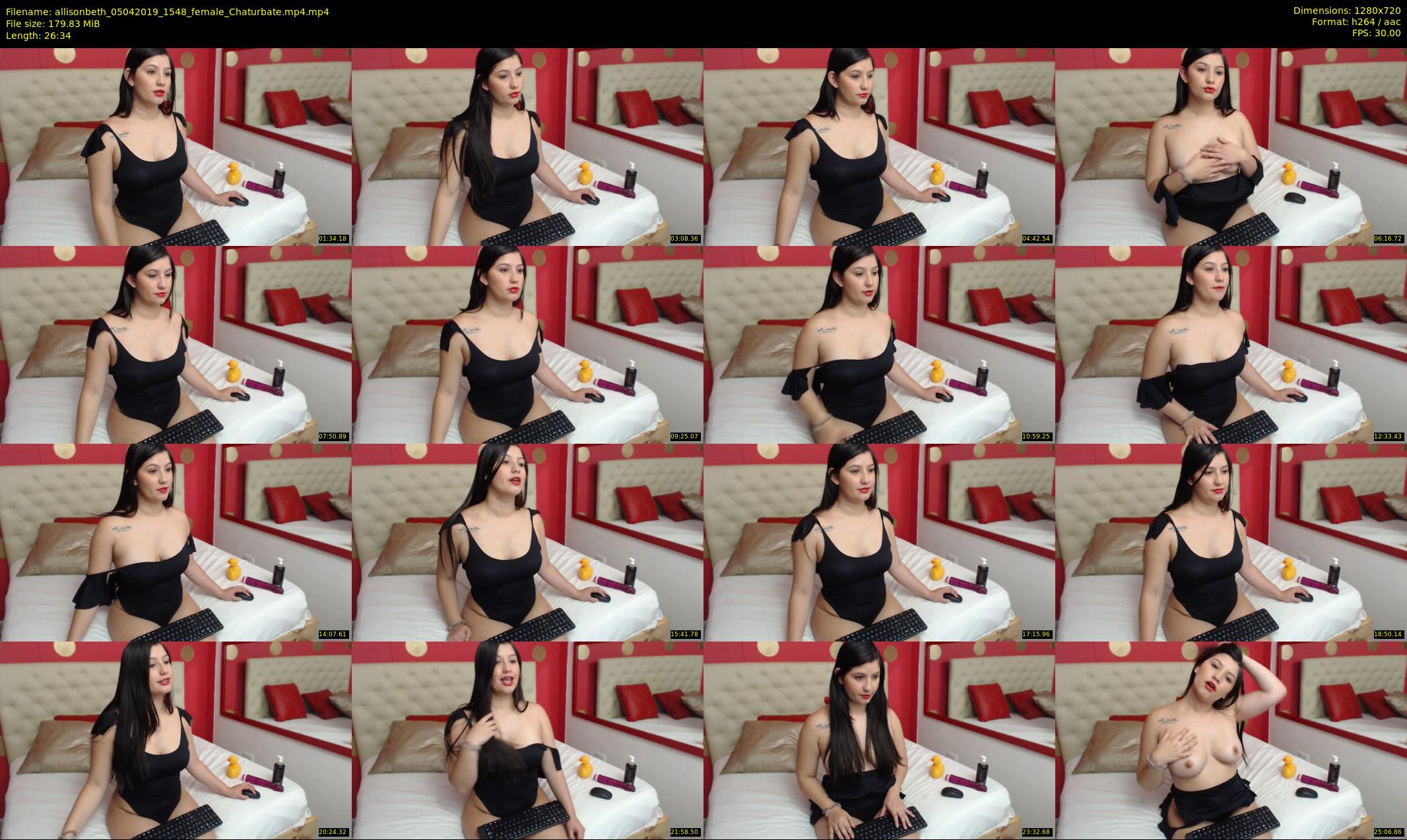 allisonbeth — 27 minute Chaturbate female cam show recording, 720p, Apr 5, 2019