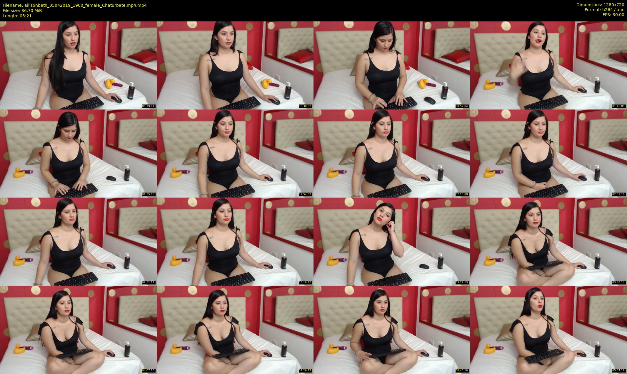 allisonbeth — 6 minute Chaturbate female cam show recording, 720p, Apr 5, 2019