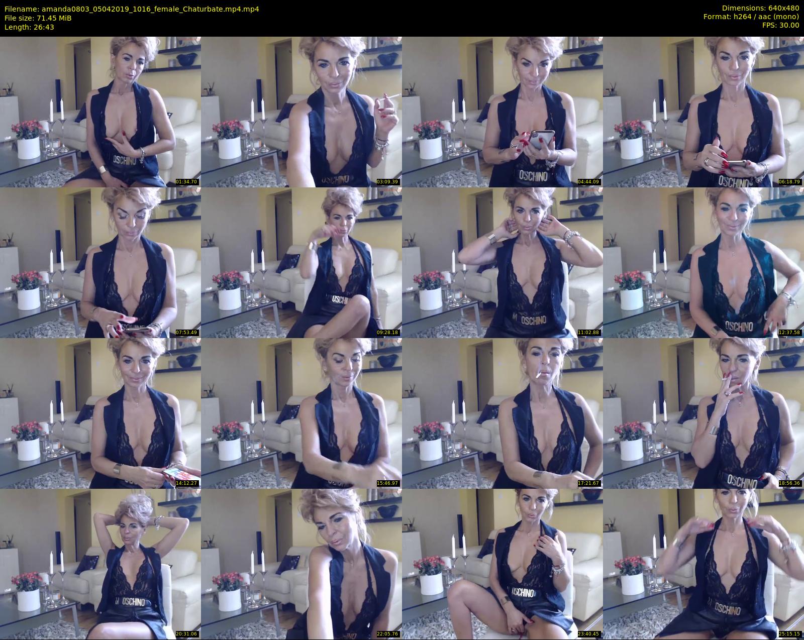 amanda0803 — 27 minute Chaturbate female cam show recording, 480p, Apr 5, 2019