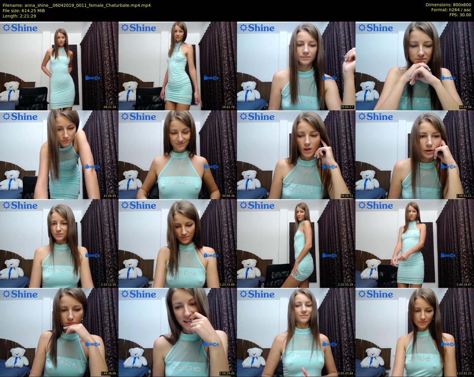 anna_shine_ — 142 minute Chaturbate female cam show recording, 480p, Apr 6, 2019