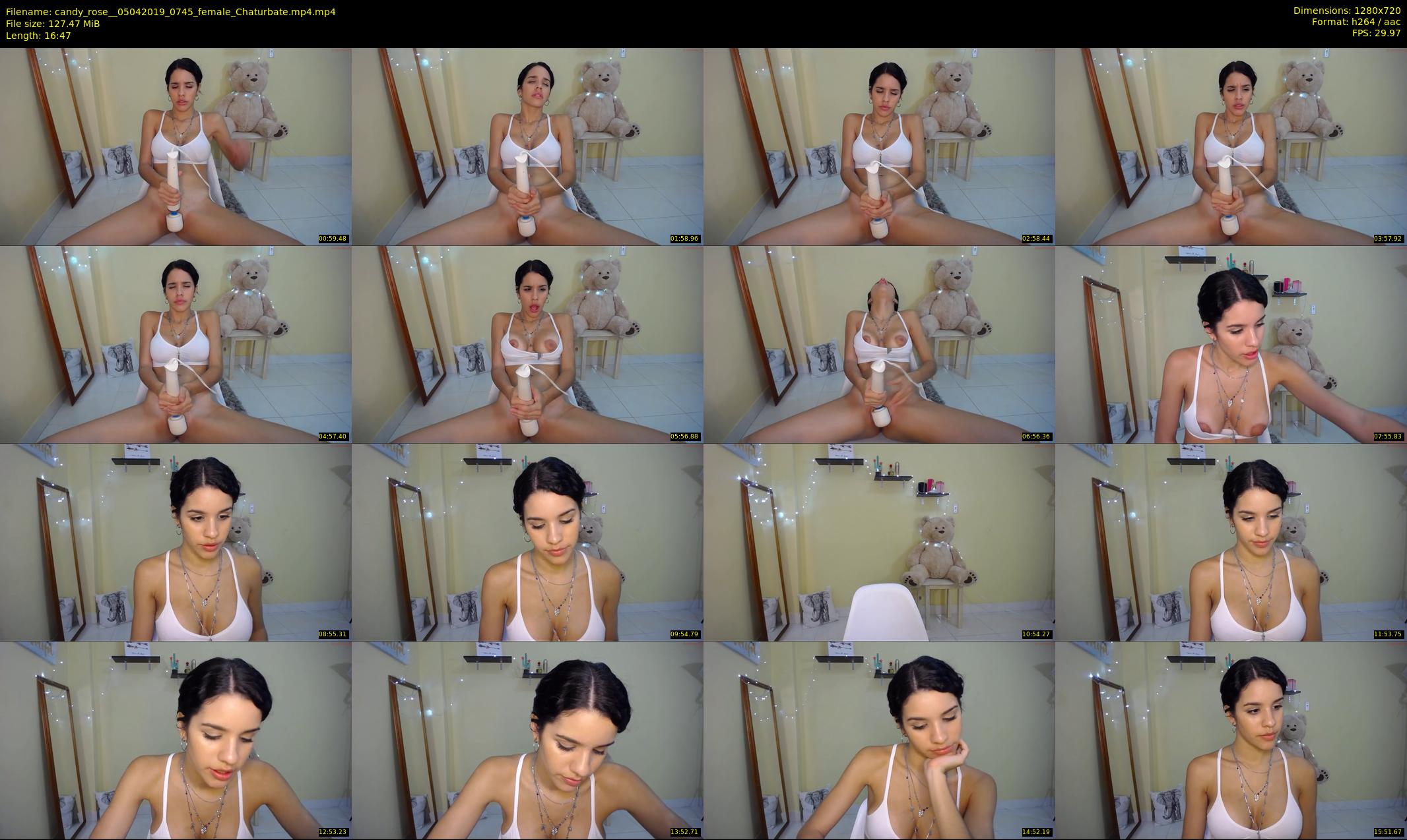 candy_rose_ — 17 minute Chaturbate female cam show recording, 720p, Apr 5, 2019