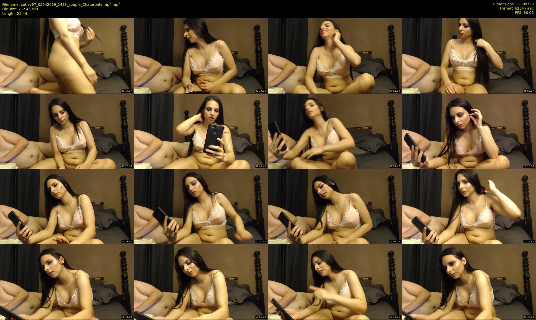 cutiev97 — 22 minute Chaturbate couple cam show recording, 720p, Apr 5, 2019