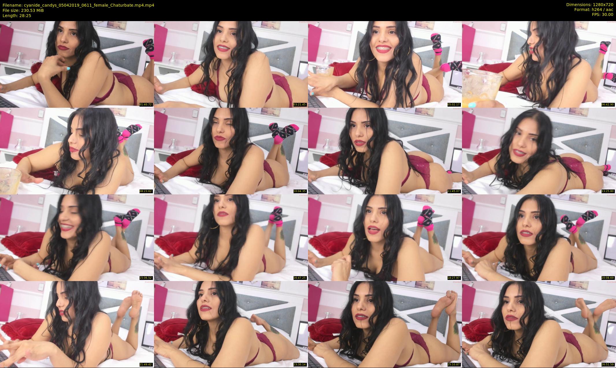cyanide_candys — 29 minute Chaturbate female cam show recording, 720p, Apr 5, 2019