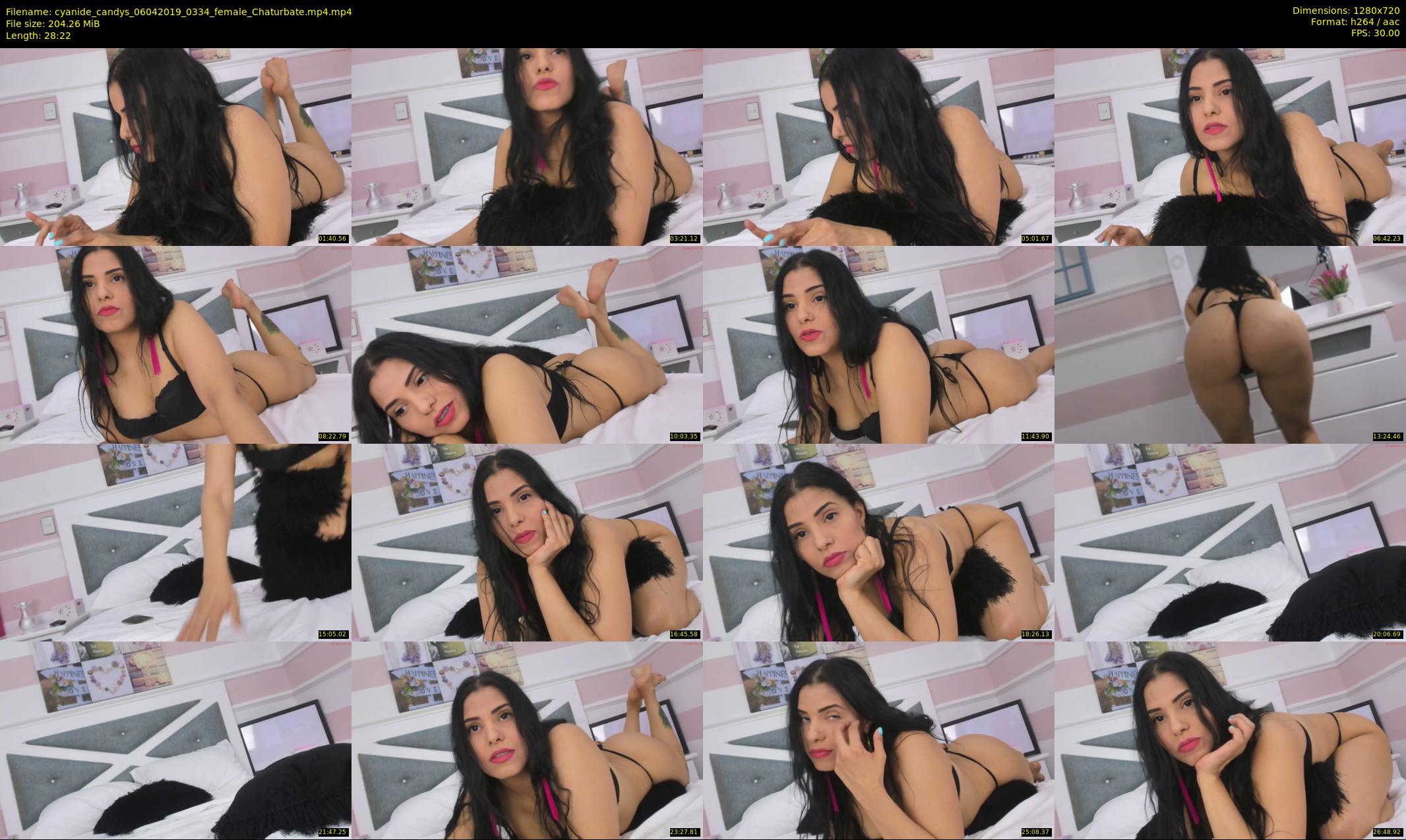 cyanide_candys — 29 minute Chaturbate female cam show recording, 720p, Apr 6, 2019