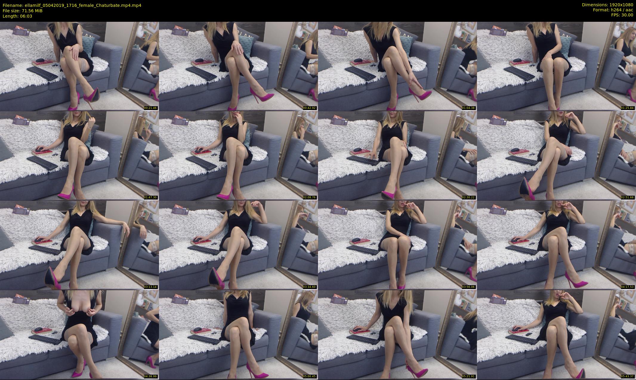ellamilf — 7 minute Chaturbate female cam show recording, 1080p, Apr 5, 2019