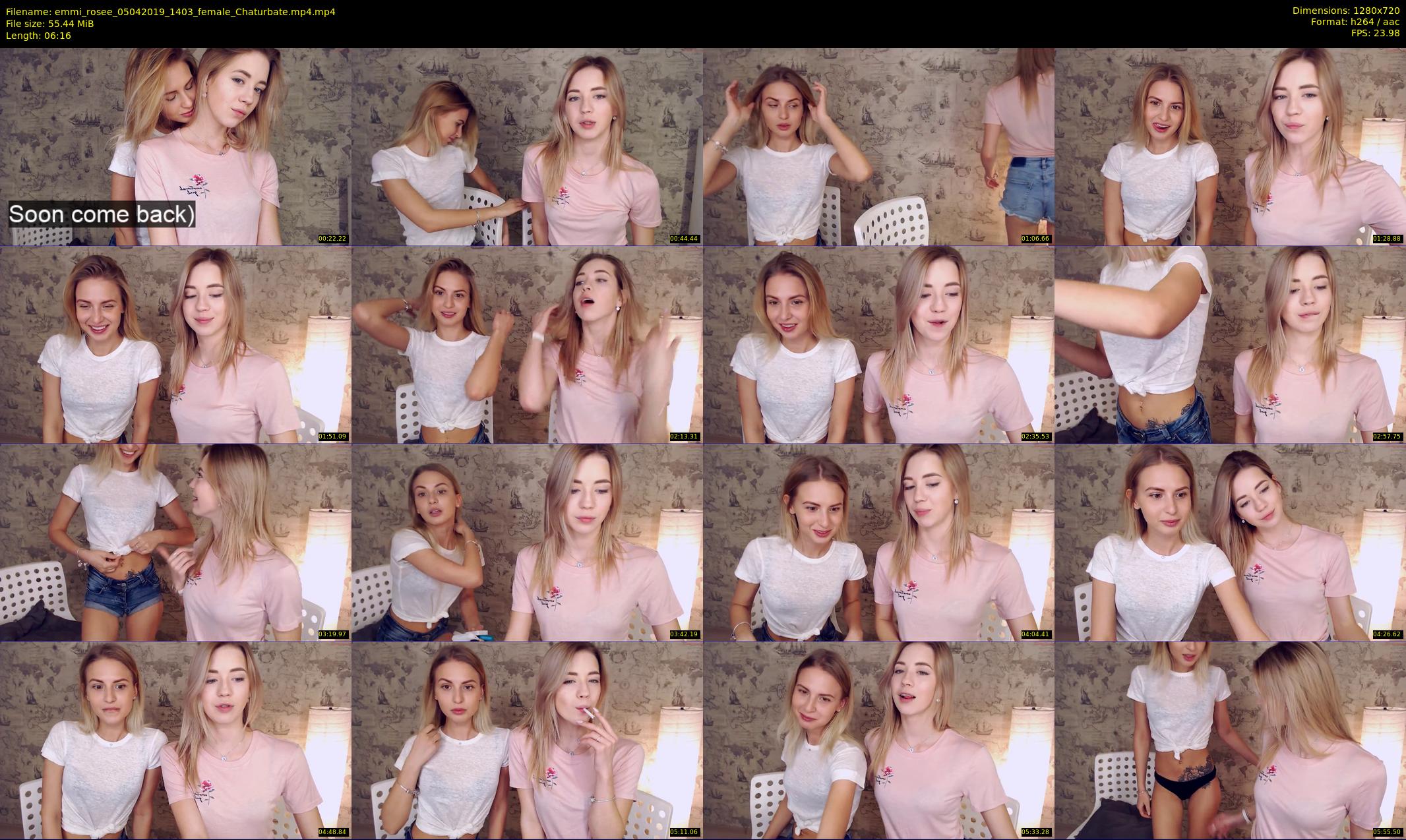emmi_rosee — 7 minute Chaturbate female cam show recording, 720p, Apr 5, 2019