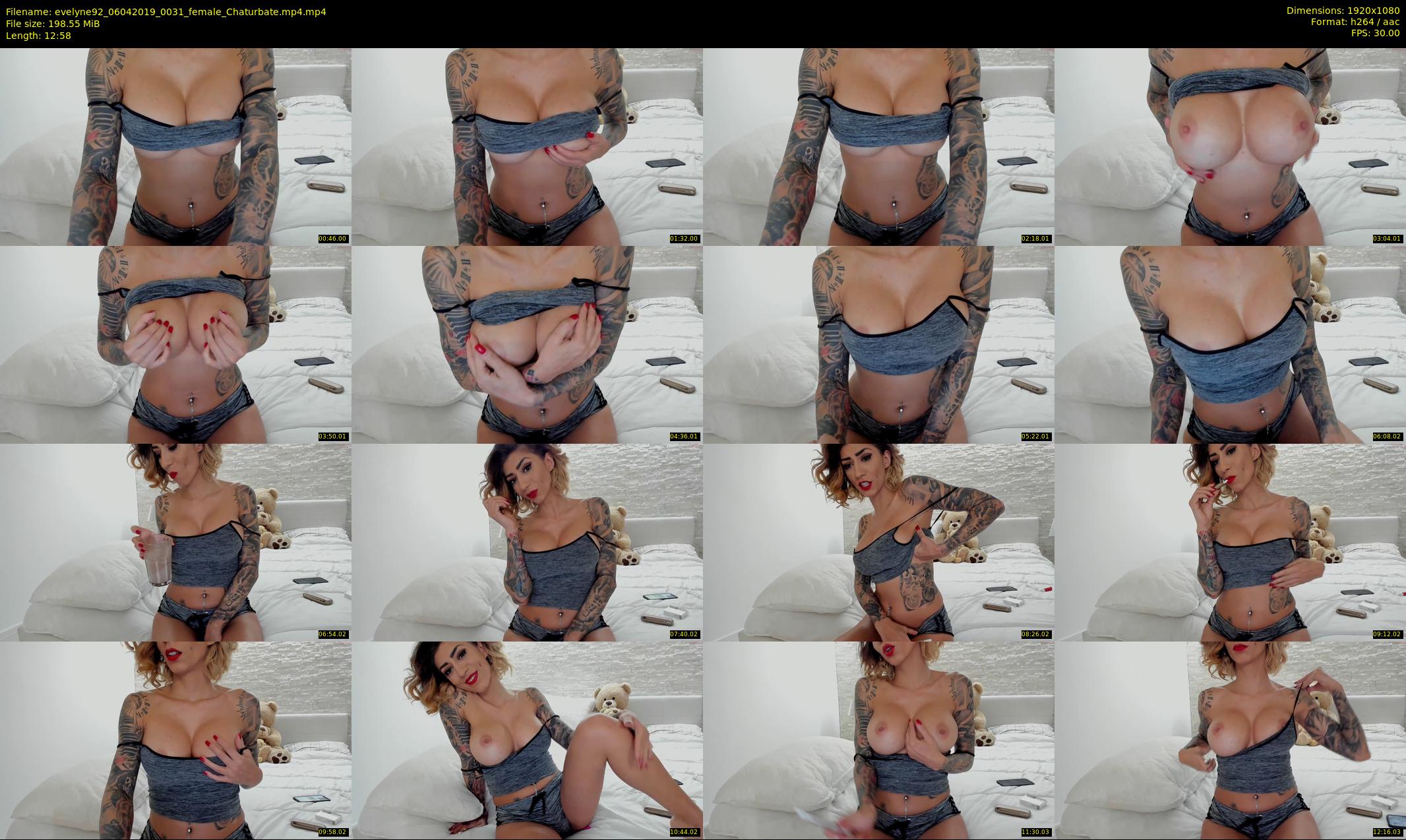evelyne92 — 13 minute Chaturbate female cam show recording, 1080p, Apr 6, 2019
