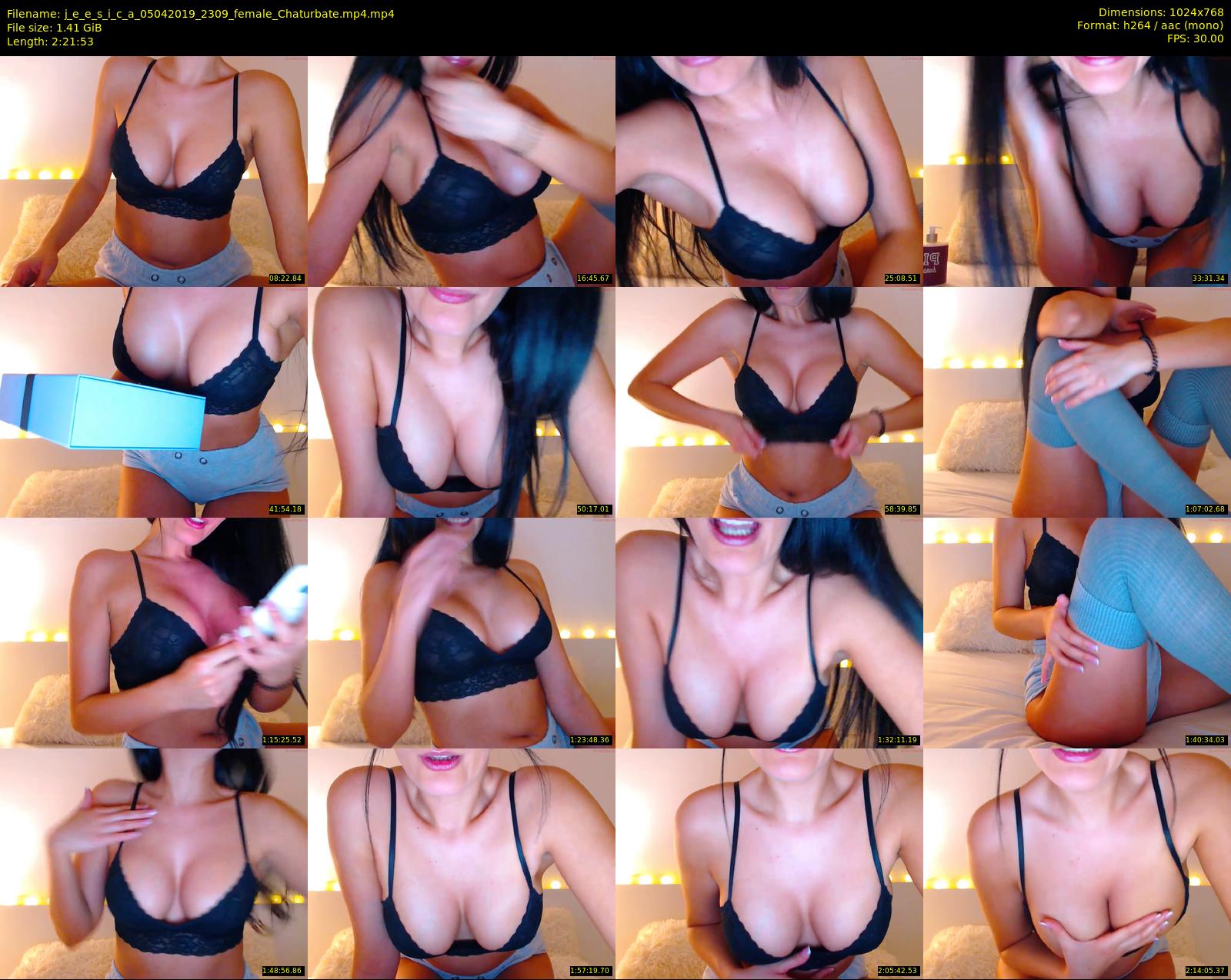 j_e_e_s_i_c_a — 142 minute Chaturbate female cam show recording, 720p, Apr 5, 2019