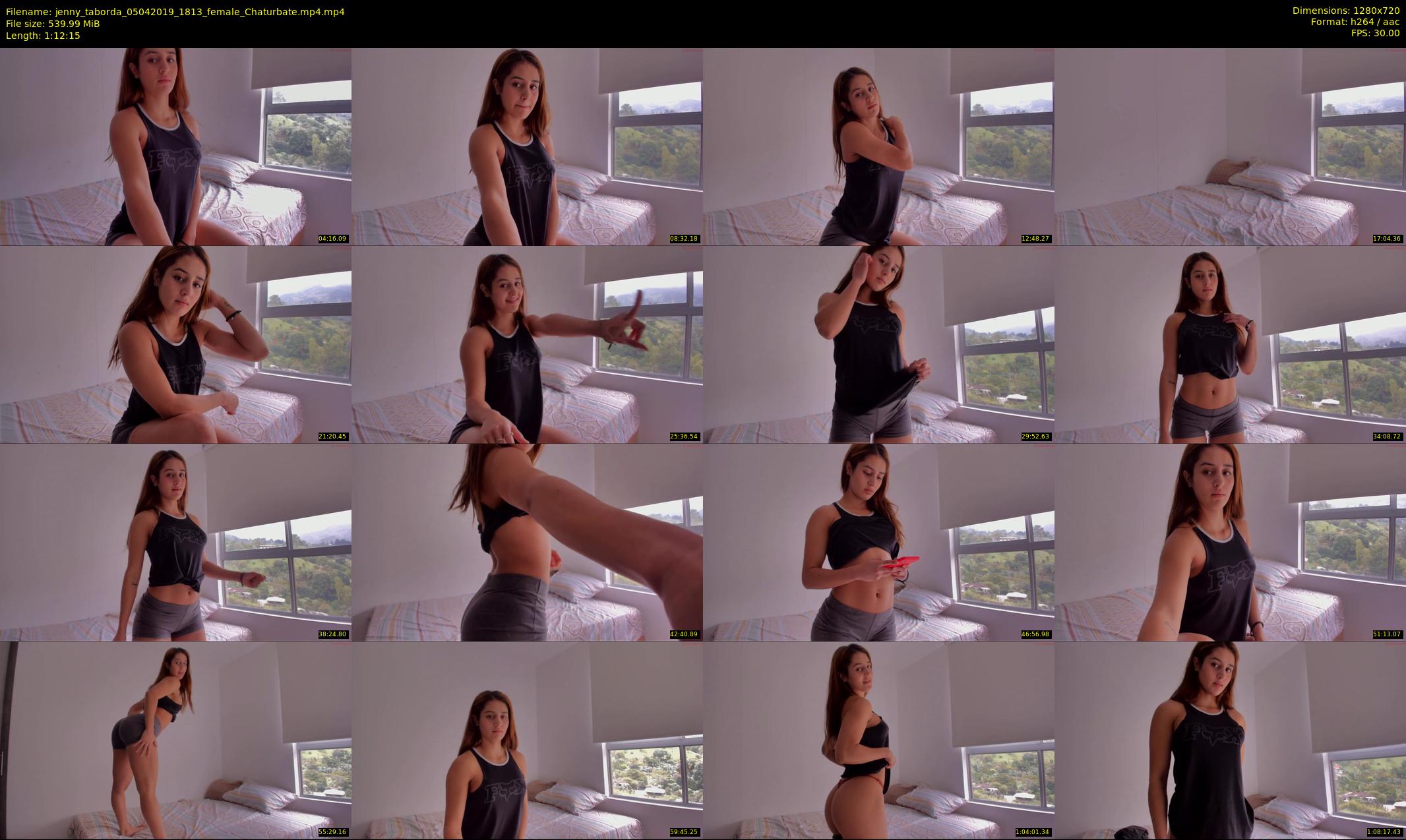 jenny_taborda — 73 minute Chaturbate female cam show recording, 720p, Apr 5, 2019