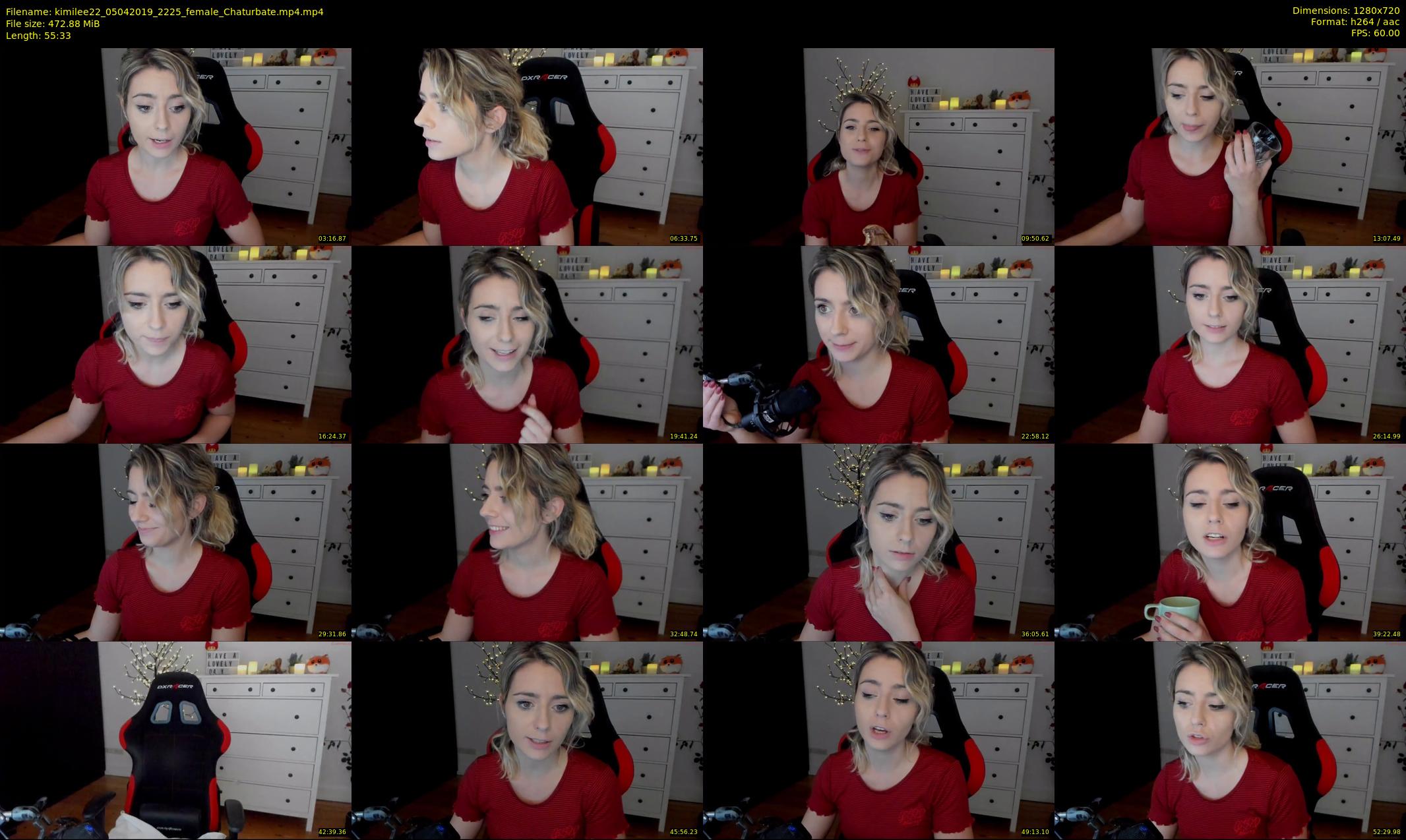 kimilee22 — 56 minute Chaturbate female cam show recording, 720p, Apr 5, 2019