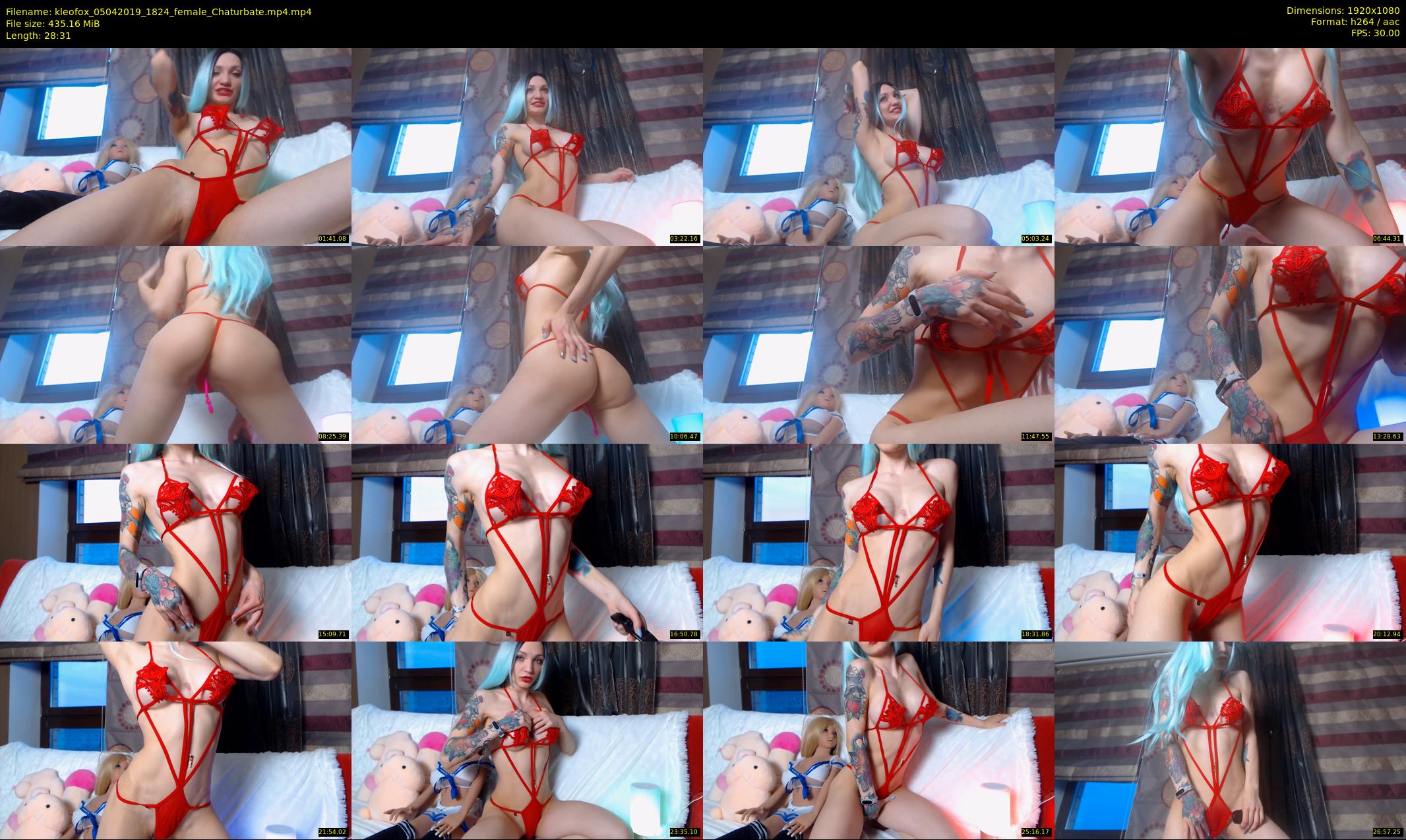 kleofox — 29 minute Chaturbate female cam show recording, 1080p, Apr 5, 2019