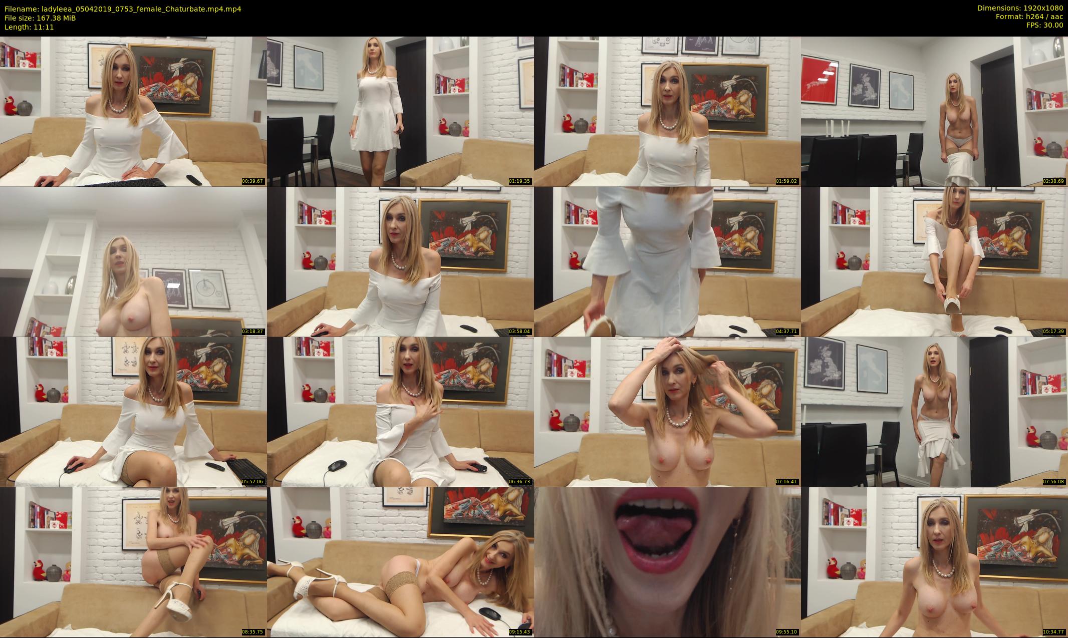 ladyleea — 12 minute Chaturbate female cam show recording, 1080p, Apr 5, 2019